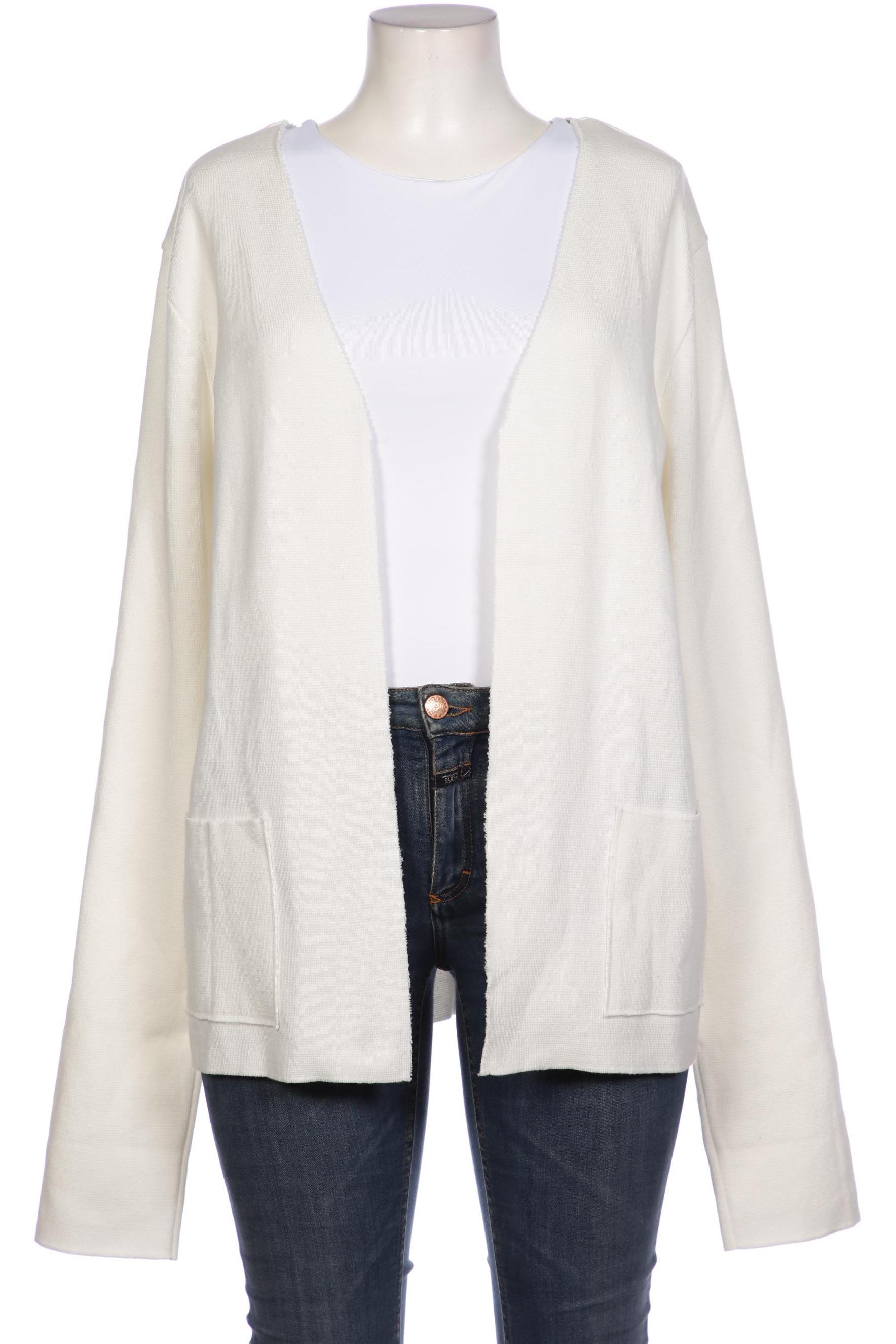 

10Days Damen Strickjacke, weiß, Gr. 46