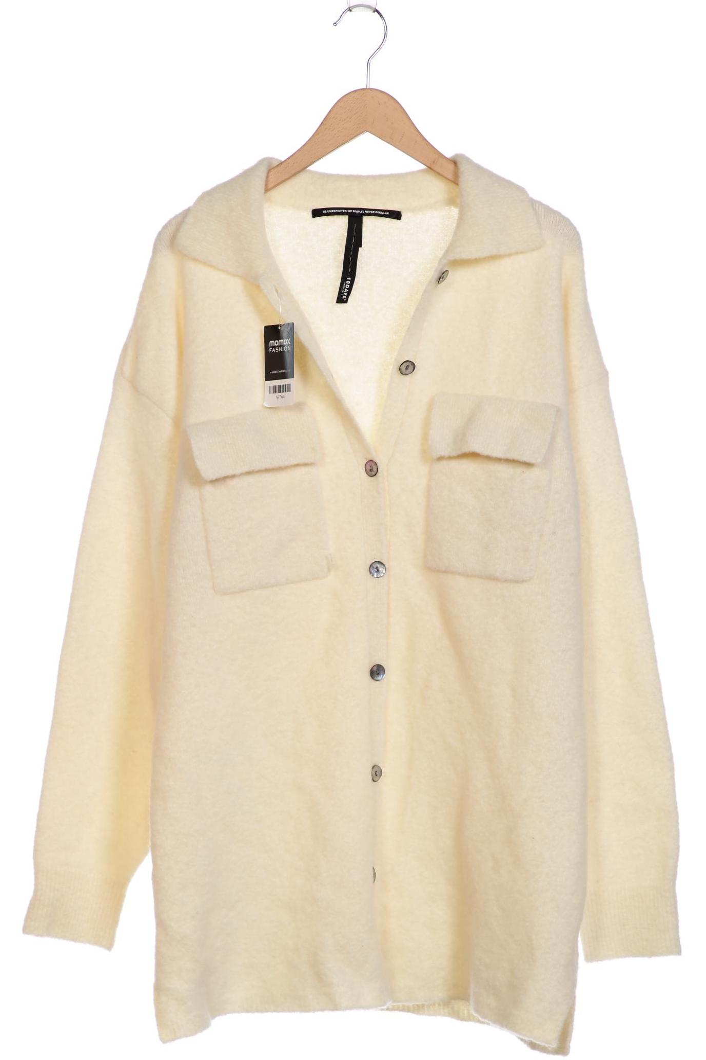 

10Days Damen Strickjacke, cremeweiß, Gr. 44