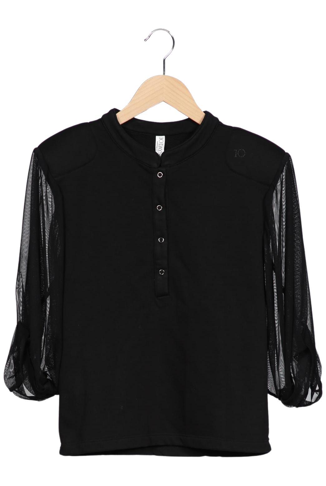 

10Days Damen Sweatshirt, schwarz, Gr. 36