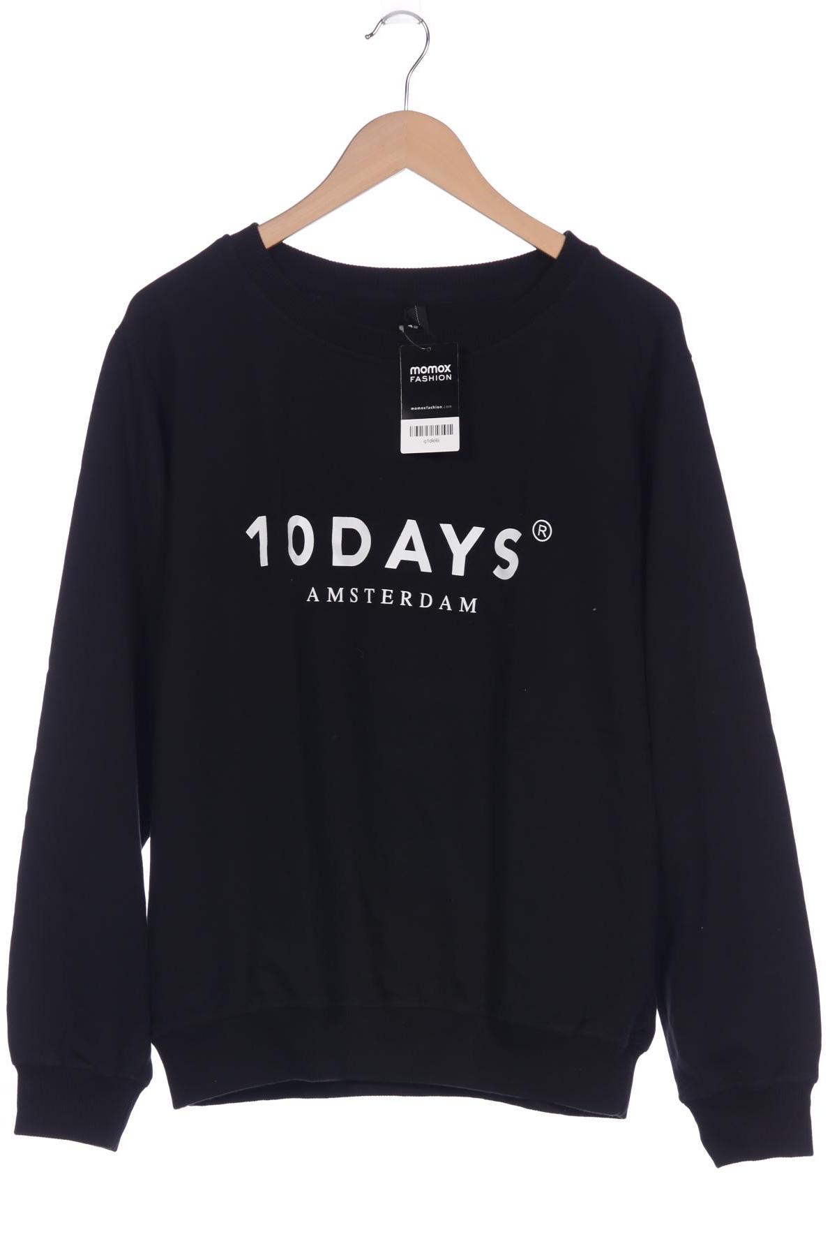 

10Days Damen Sweatshirt, schwarz, Gr. 42