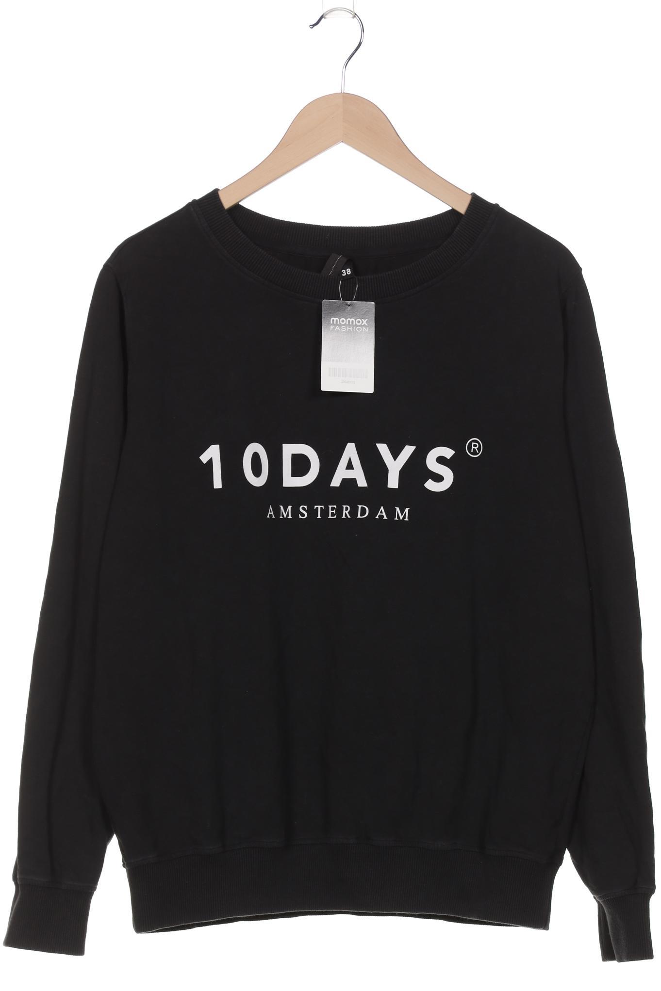

10Days Damen Sweatshirt, schwarz, Gr. 38