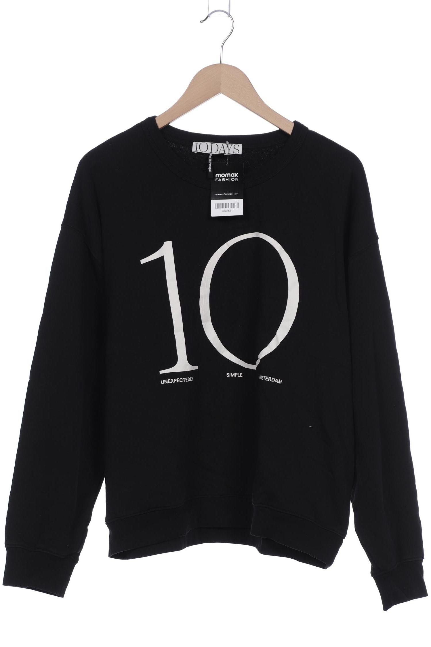 

10Days Damen Sweatshirt, schwarz, Gr. 42