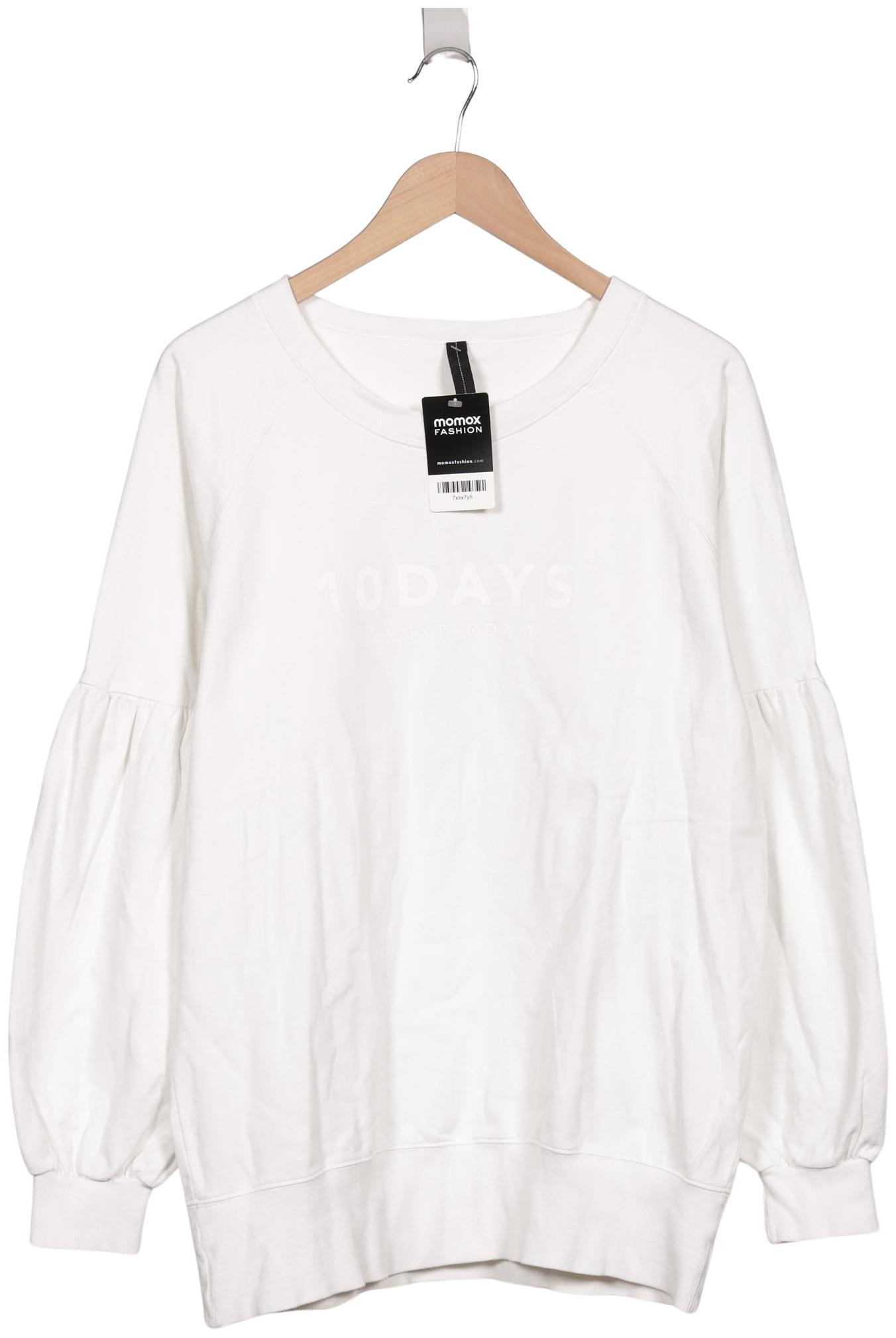 

10Days Damen Sweatshirt, weiß, Gr. 36