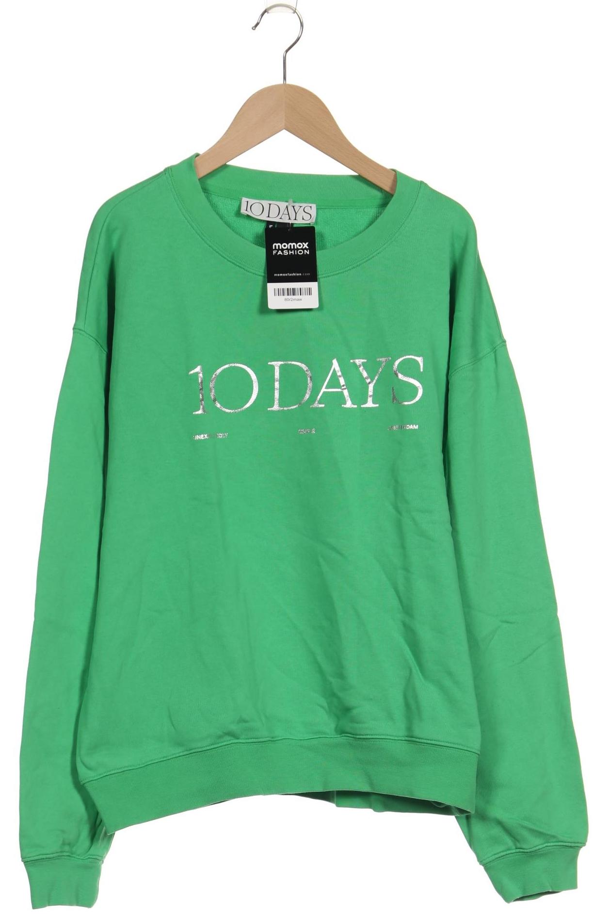 

10Days Damen Sweatshirt, hellgrün, Gr. 38