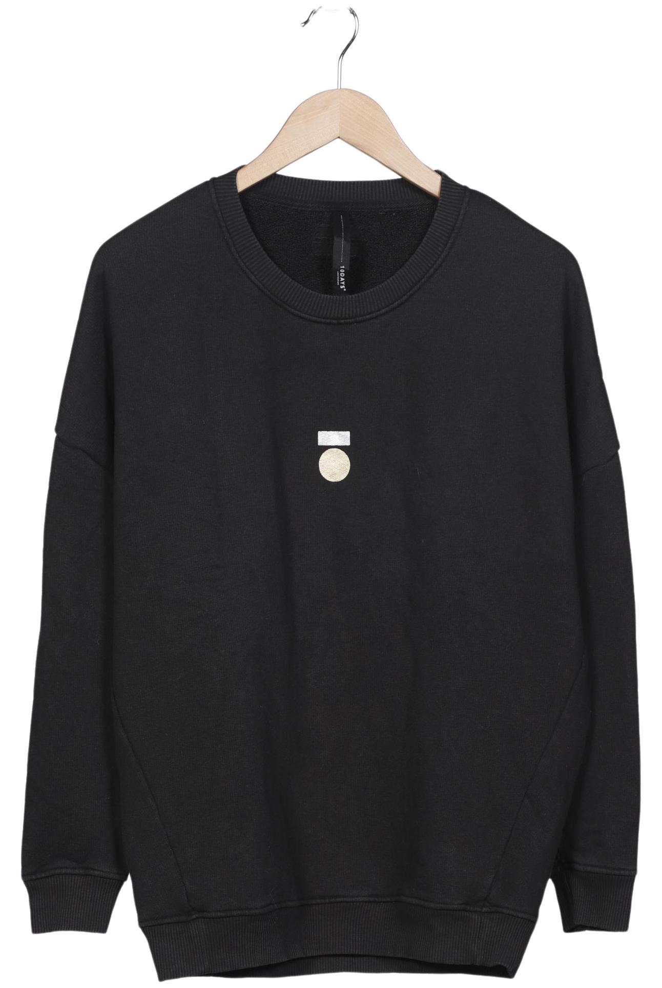 

10Days Damen Sweatshirt, schwarz, Gr. 36