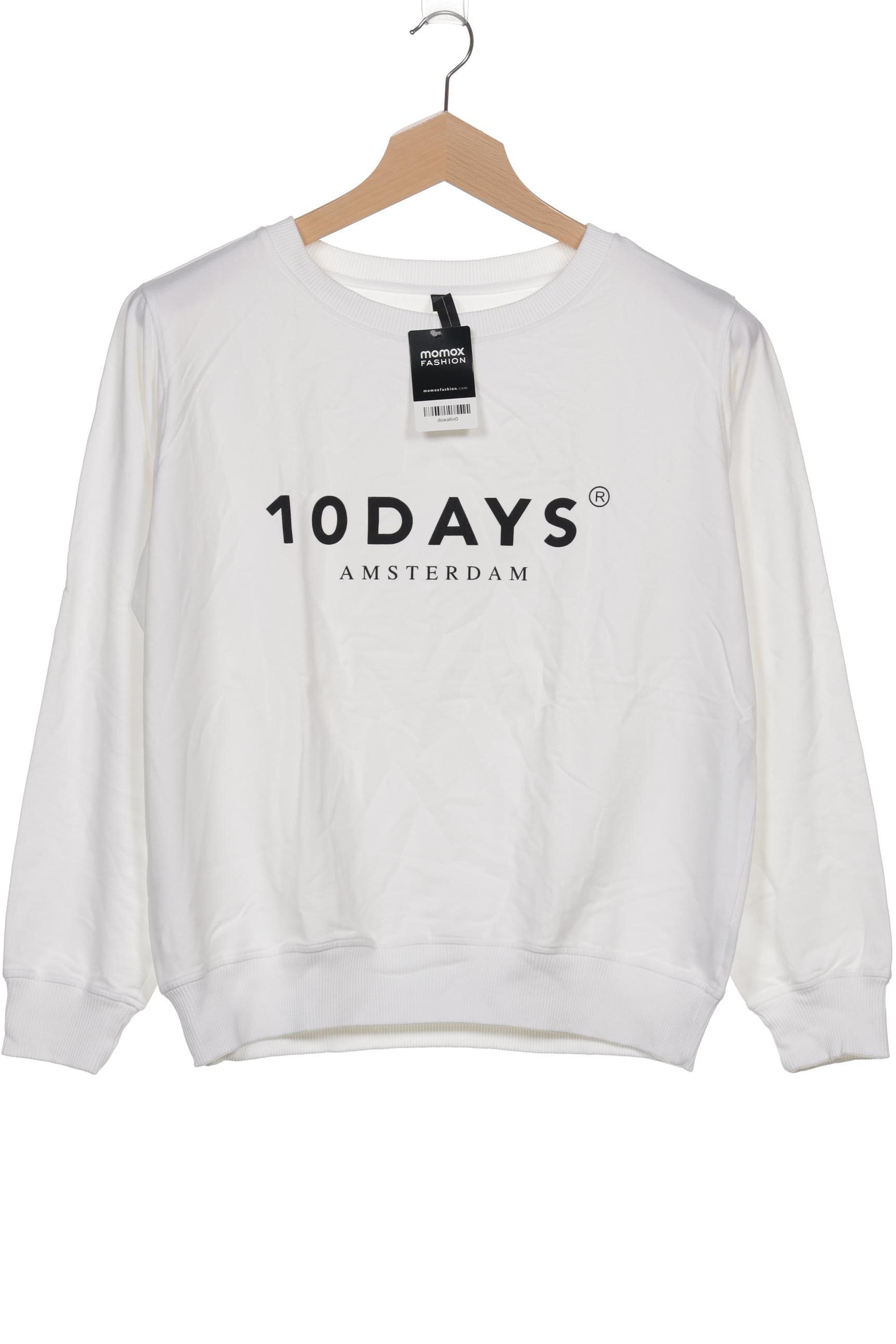 

10Days Damen Sweatshirt, weiß, Gr. 40