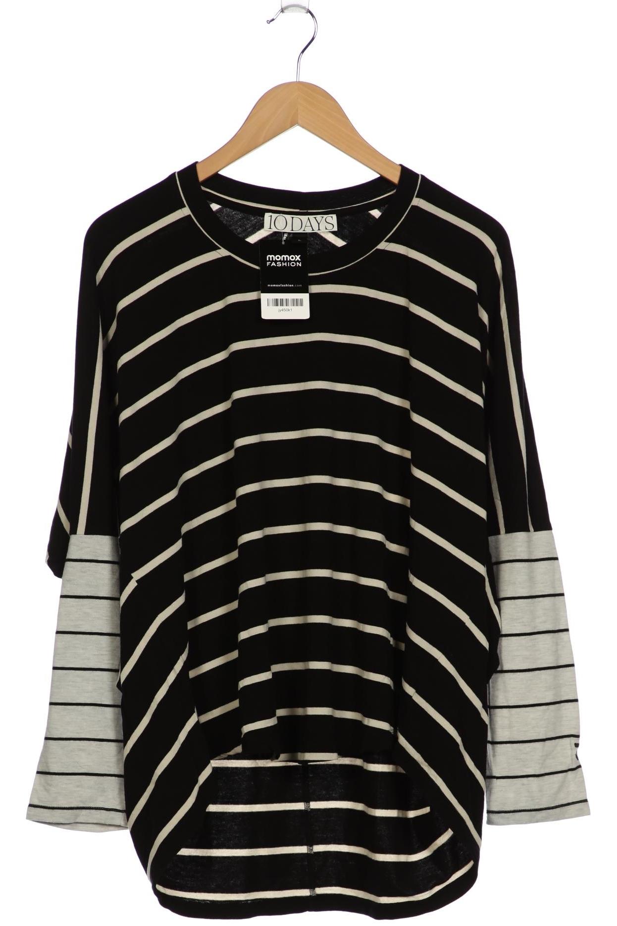 

10Days Damen Sweatshirt, schwarz, Gr. 42