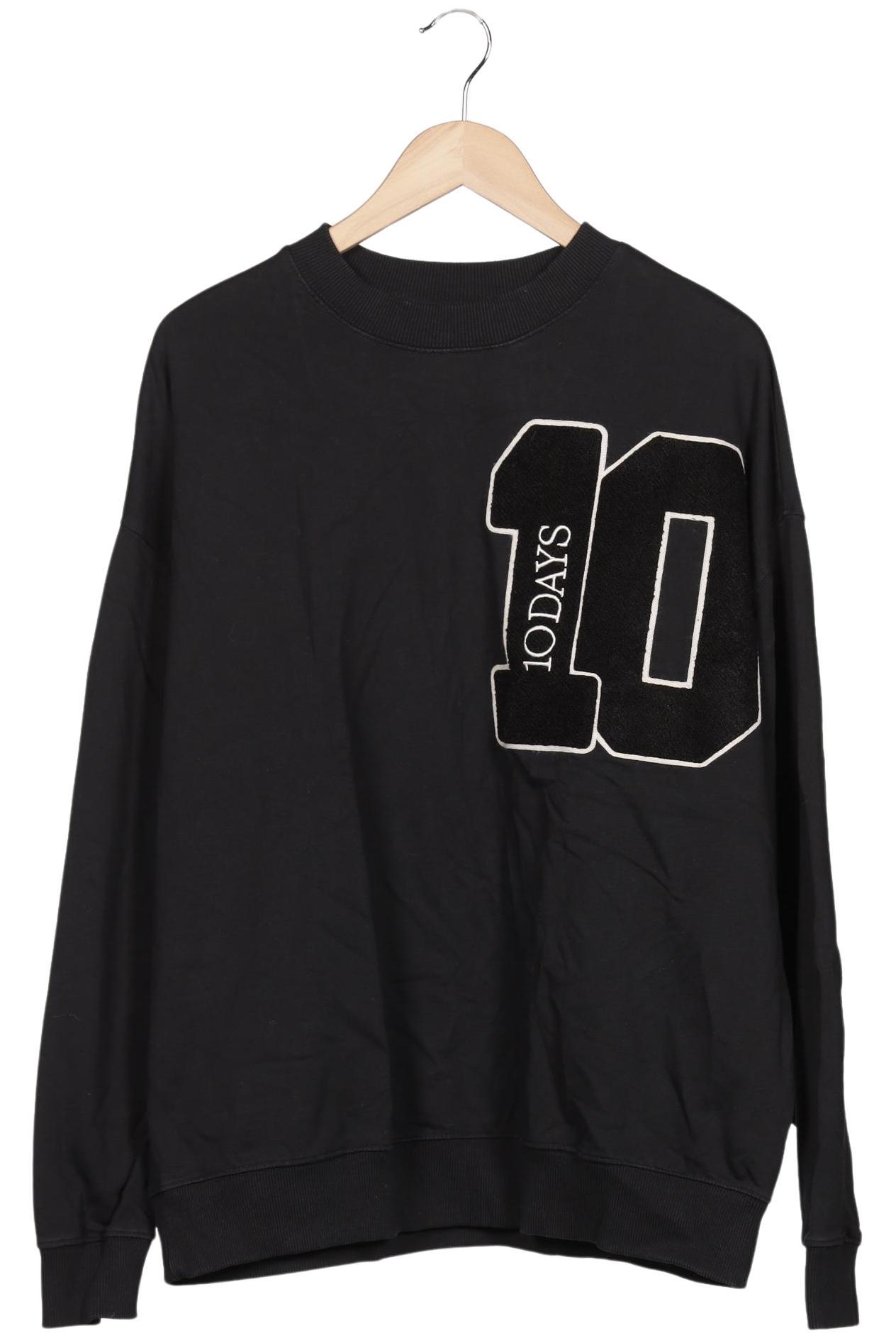 

10Days Damen Sweatshirt, schwarz, Gr. 38