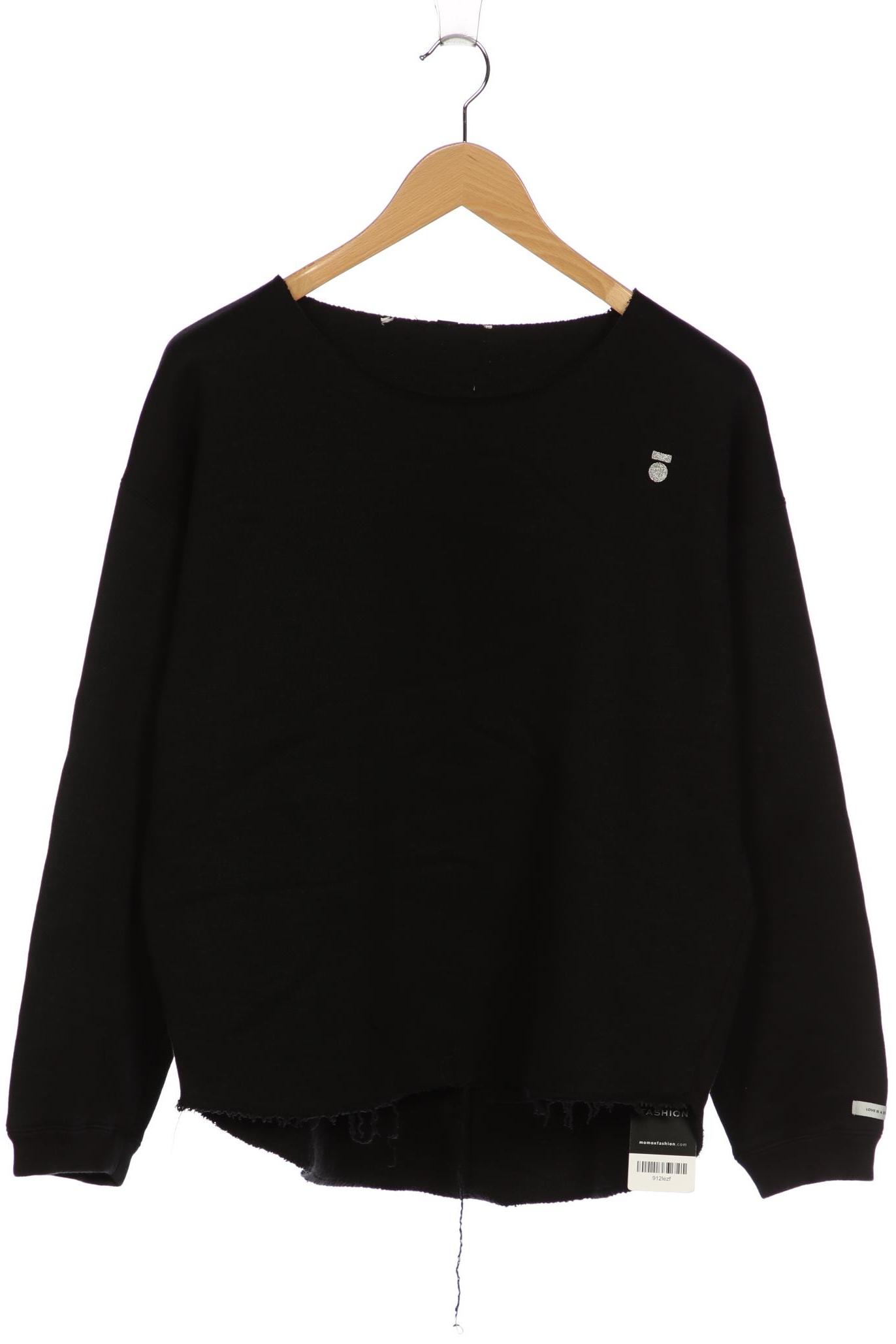 

10Days Damen Sweatshirt, schwarz, Gr. 38