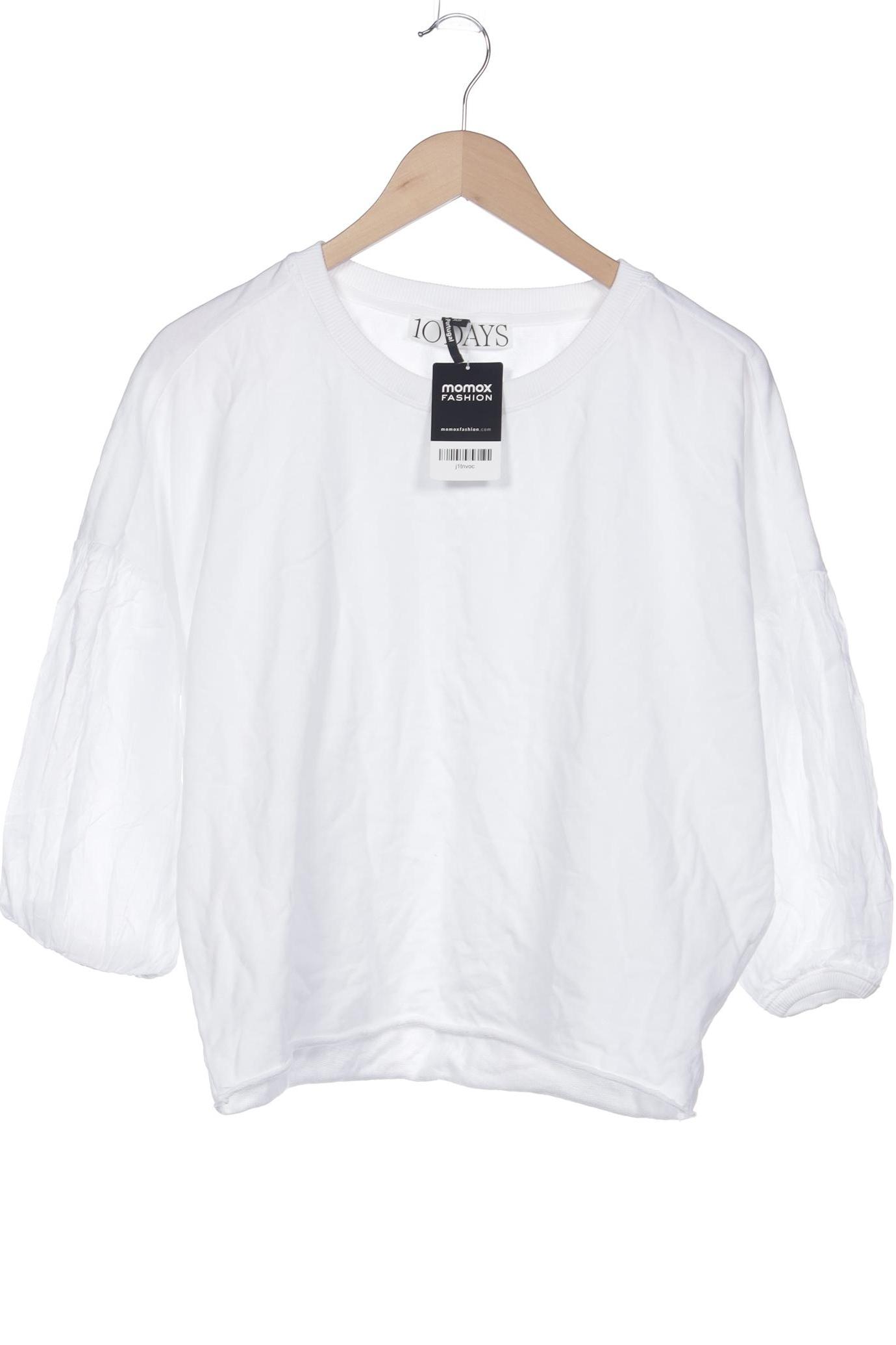 

10Days Damen Sweatshirt, weiß, Gr. 34