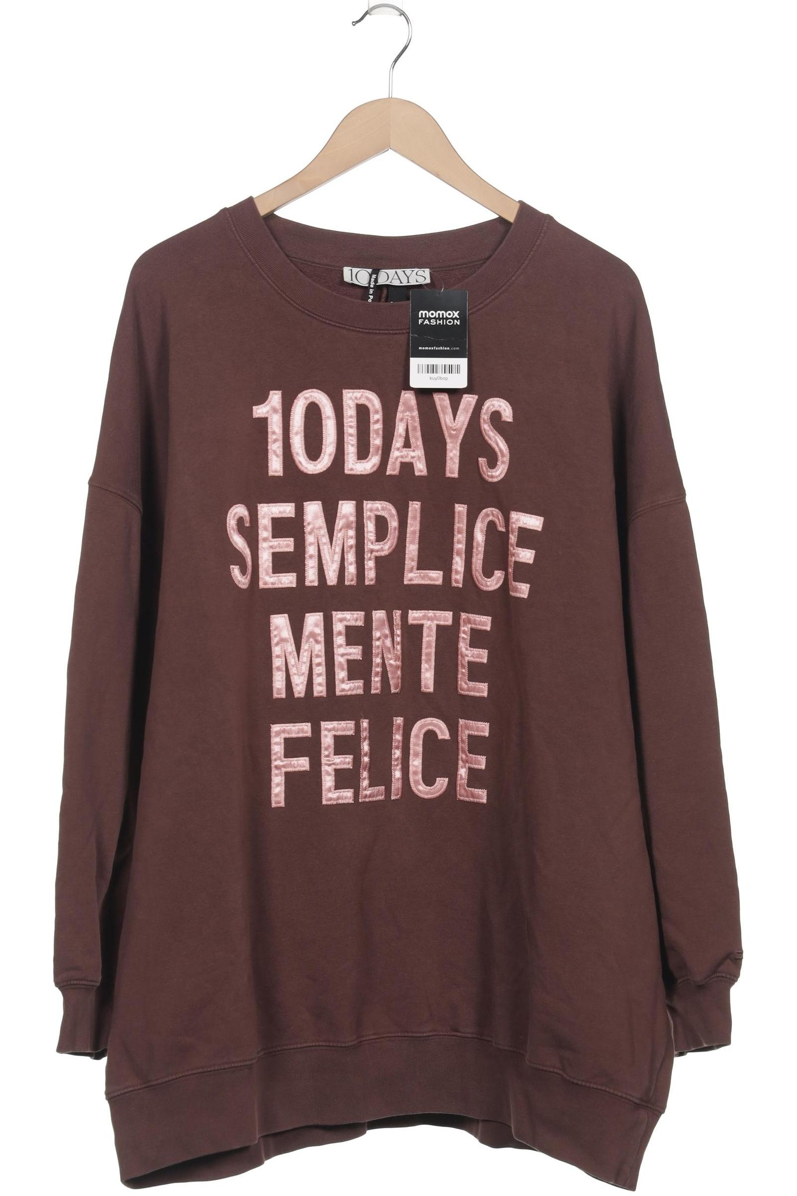 

10Days Damen Sweatshirt, braun, Gr. 42
