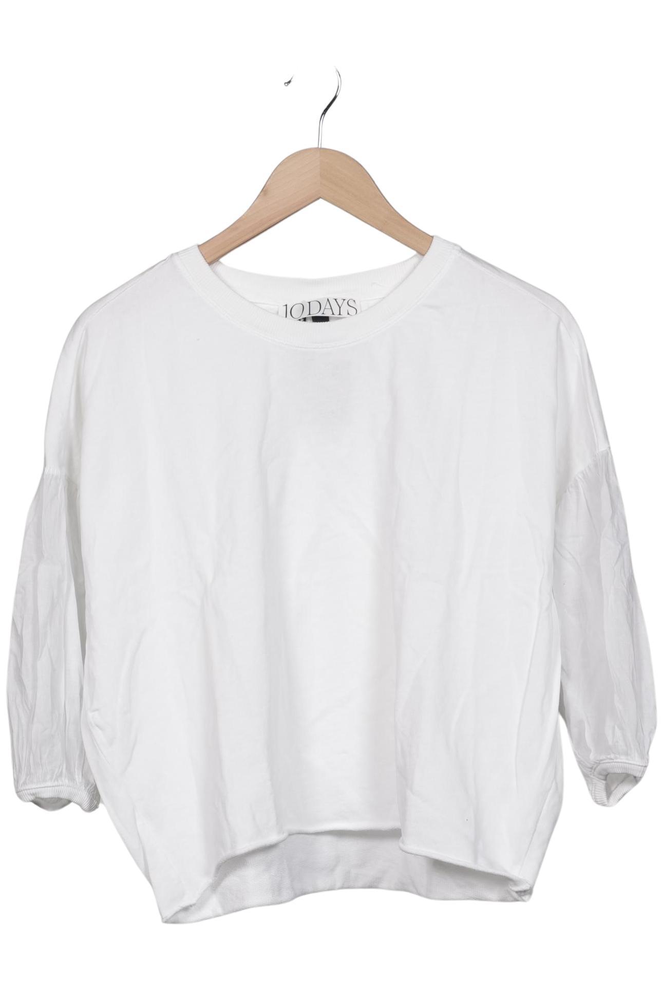 

10Days Damen Sweatshirt, weiß, Gr. 32