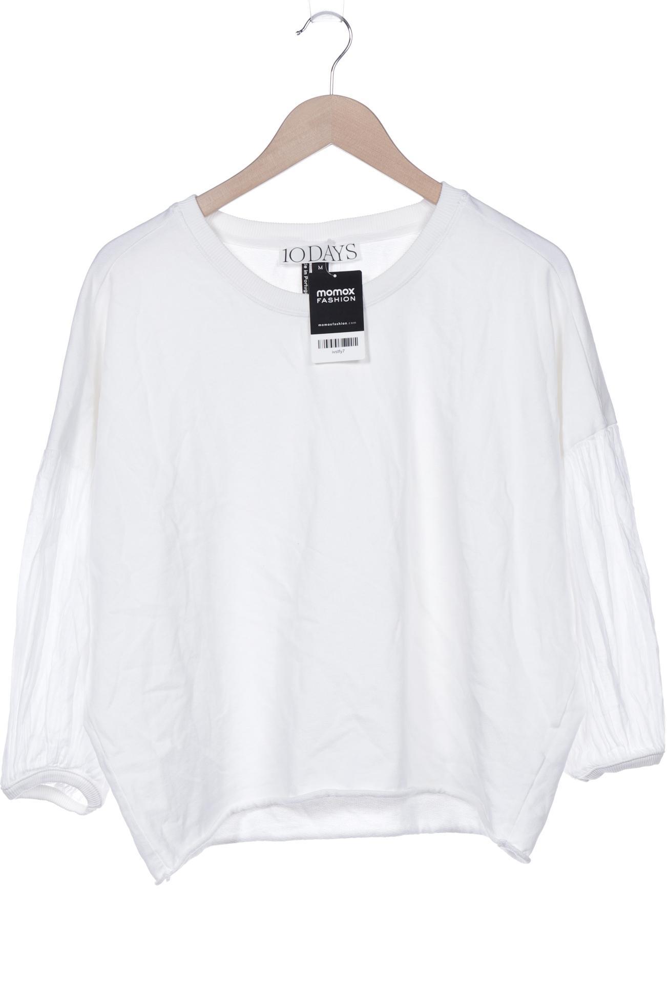 

10Days Damen Sweatshirt, weiß, Gr. 38