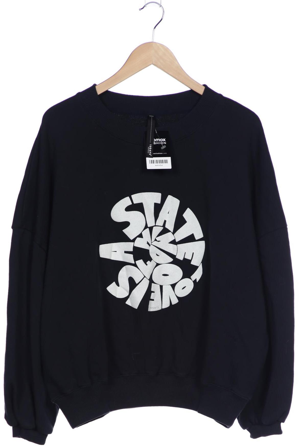 

10Days Damen Sweatshirt, schwarz, Gr. 38