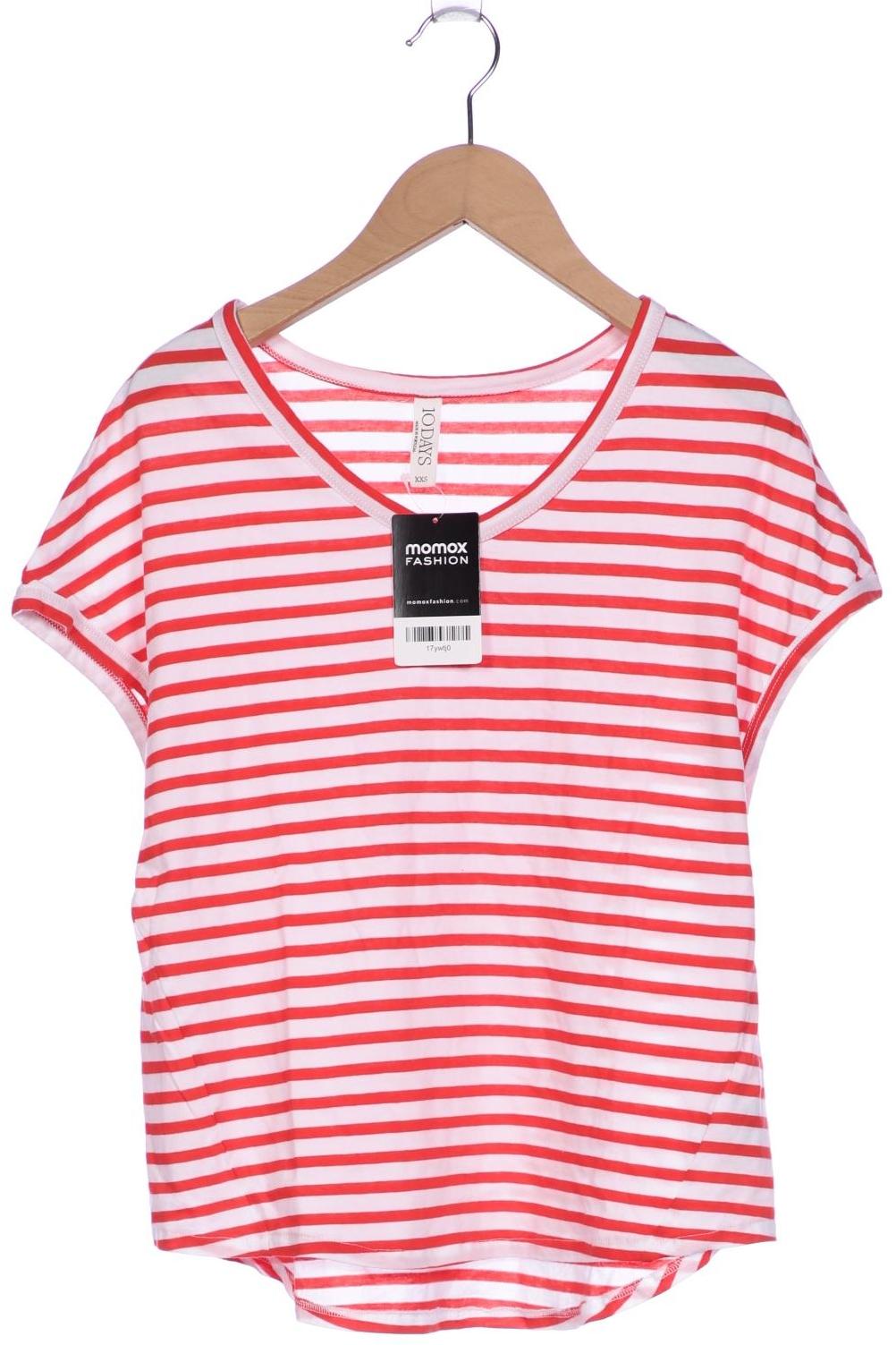 

10Days Damen T-Shirt, weiß, Gr. 32