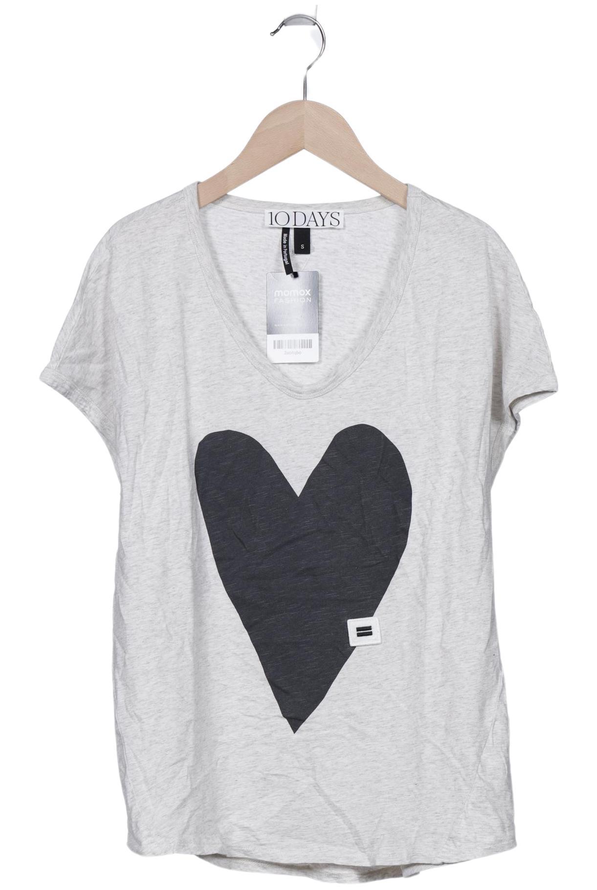 

10Days Damen T-Shirt, cremeweiß, Gr. 36