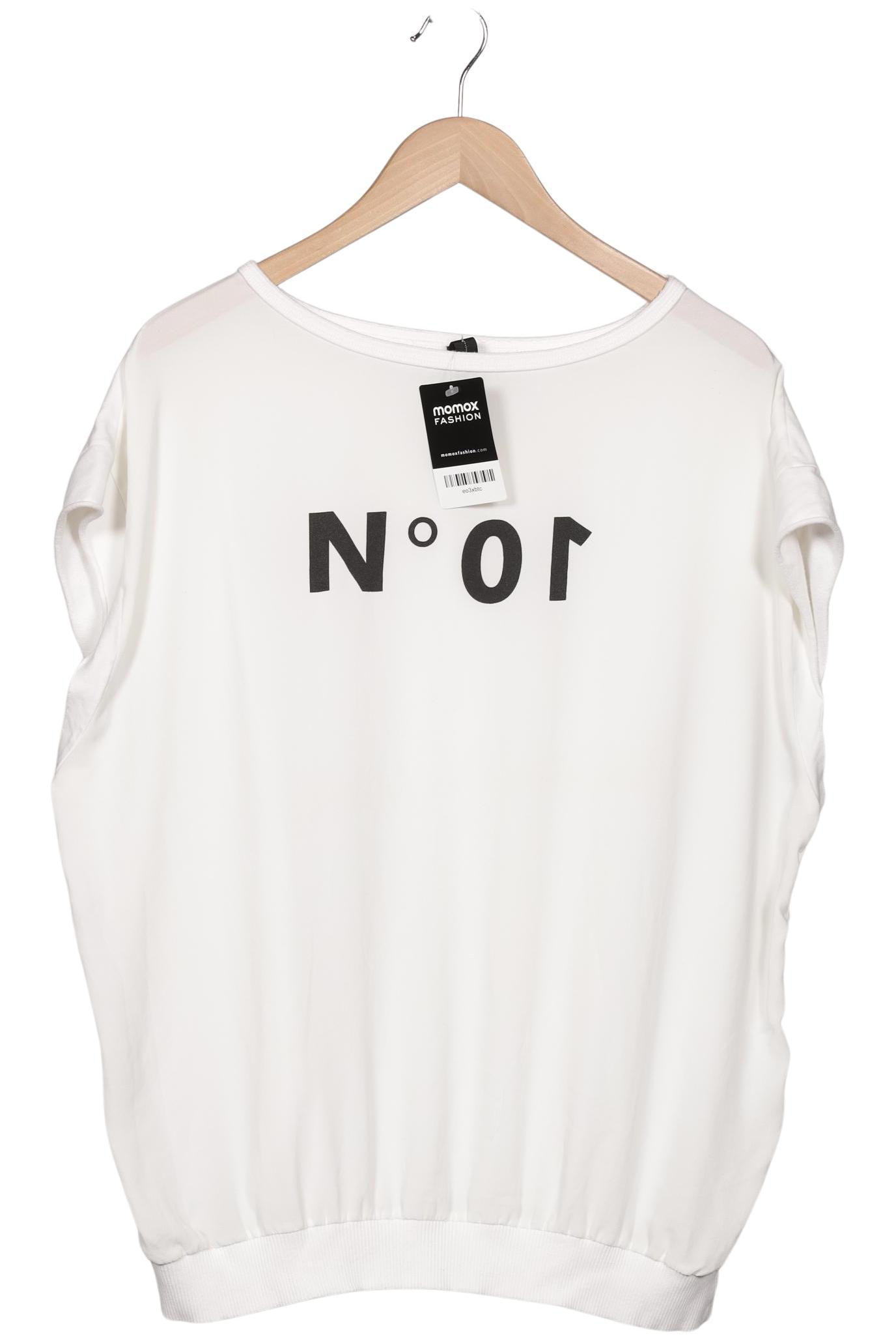 

10Days Damen T-Shirt, weiß, Gr. 48