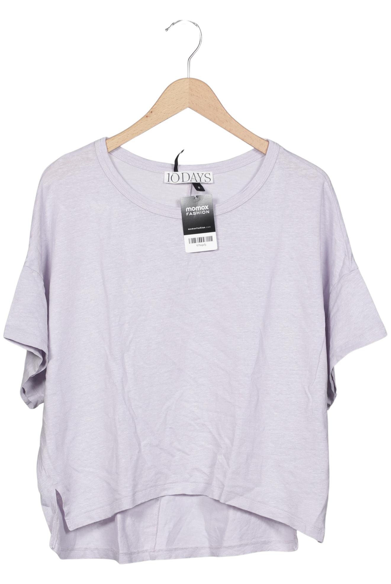

10Days Damen T-Shirt, flieder, Gr. 36