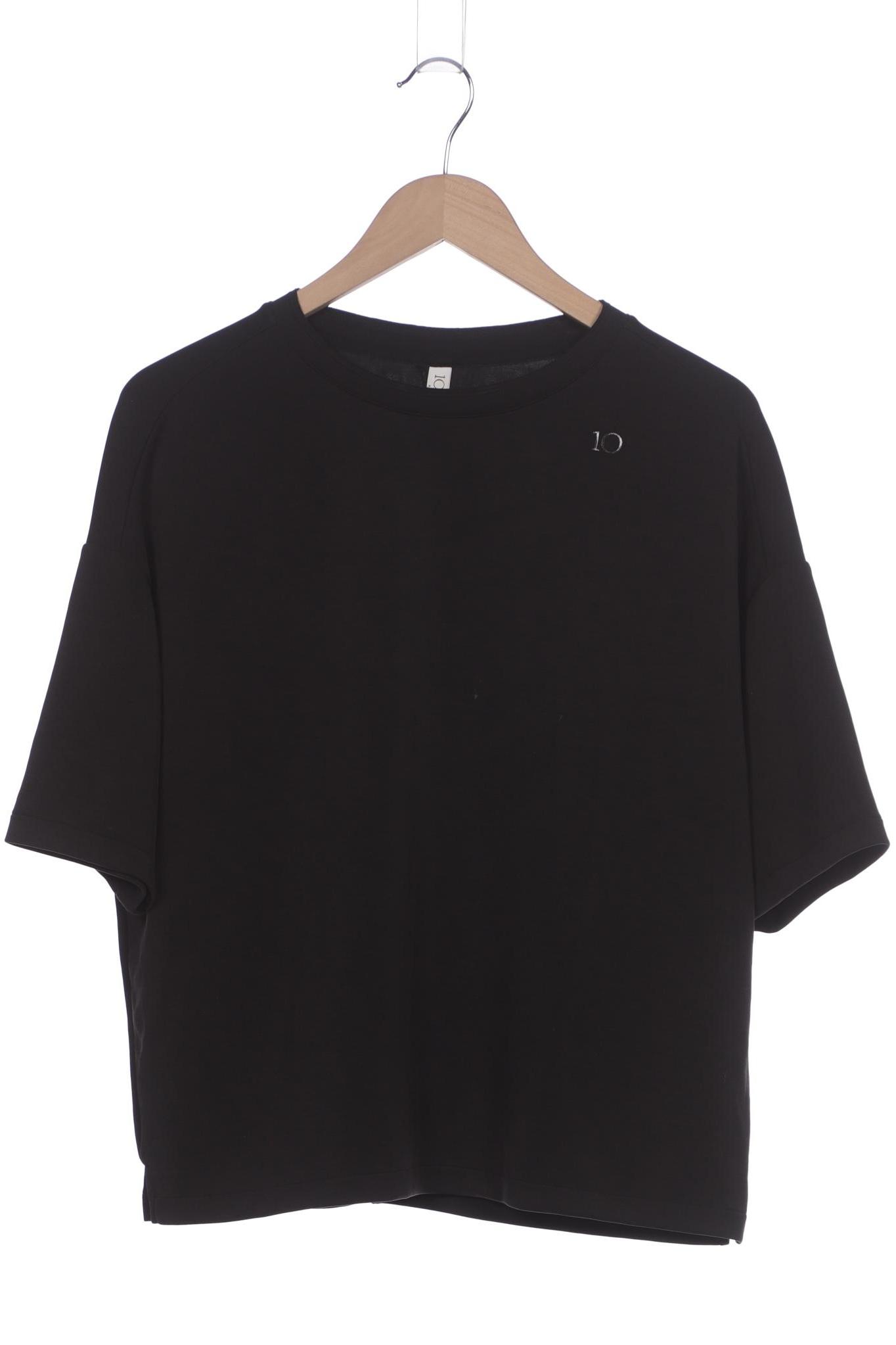 

10Days Damen T-Shirt, schwarz, Gr. 36
