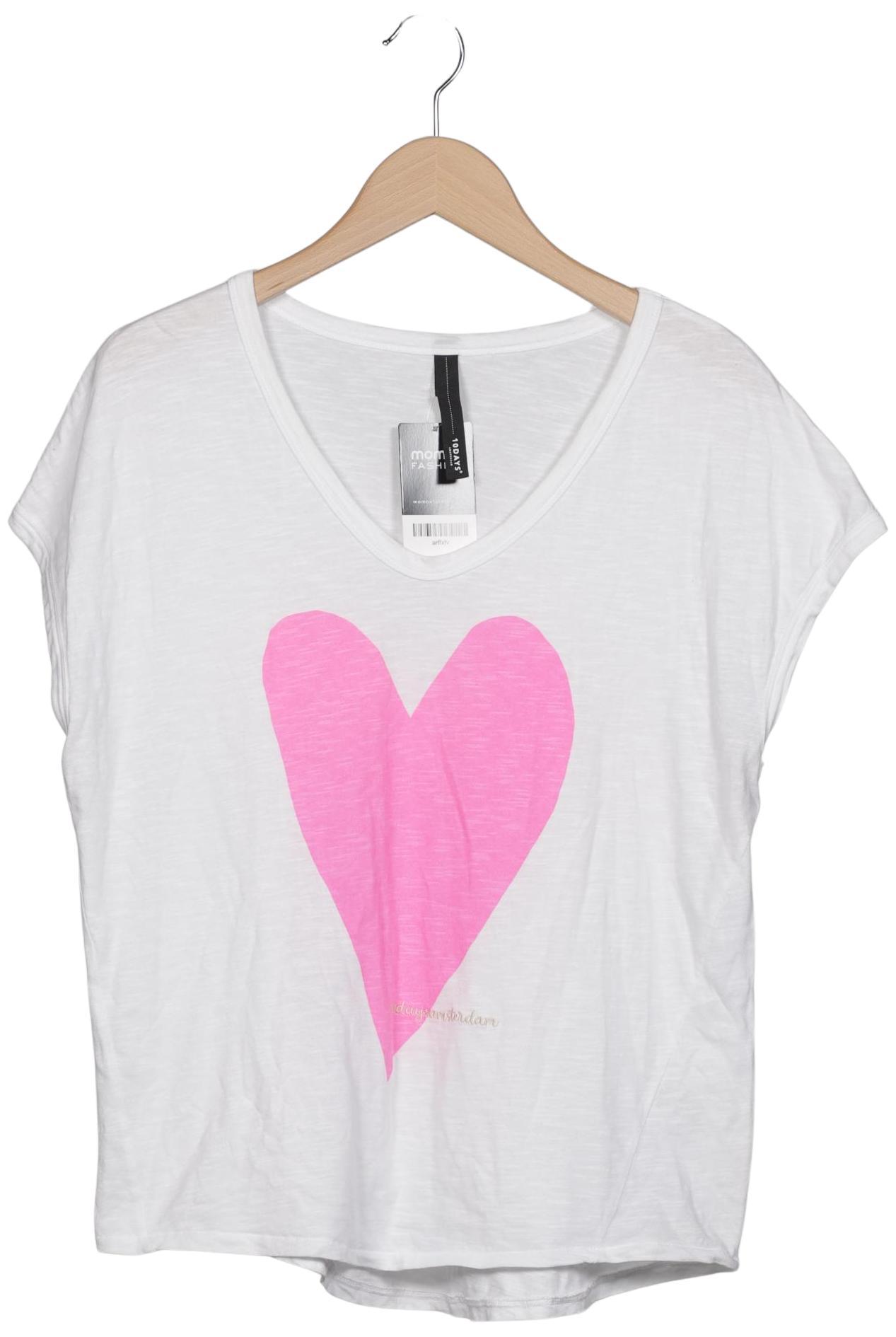 

10Days Damen T-Shirt, mehrfarbig, Gr. 36