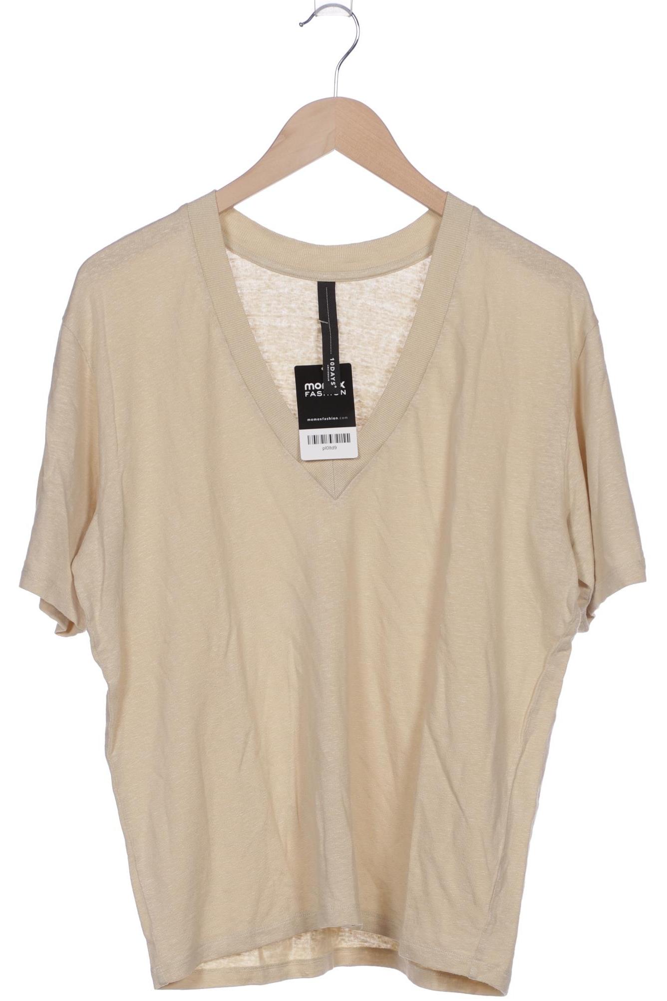 

10Days Damen T-Shirt, beige, Gr. 38