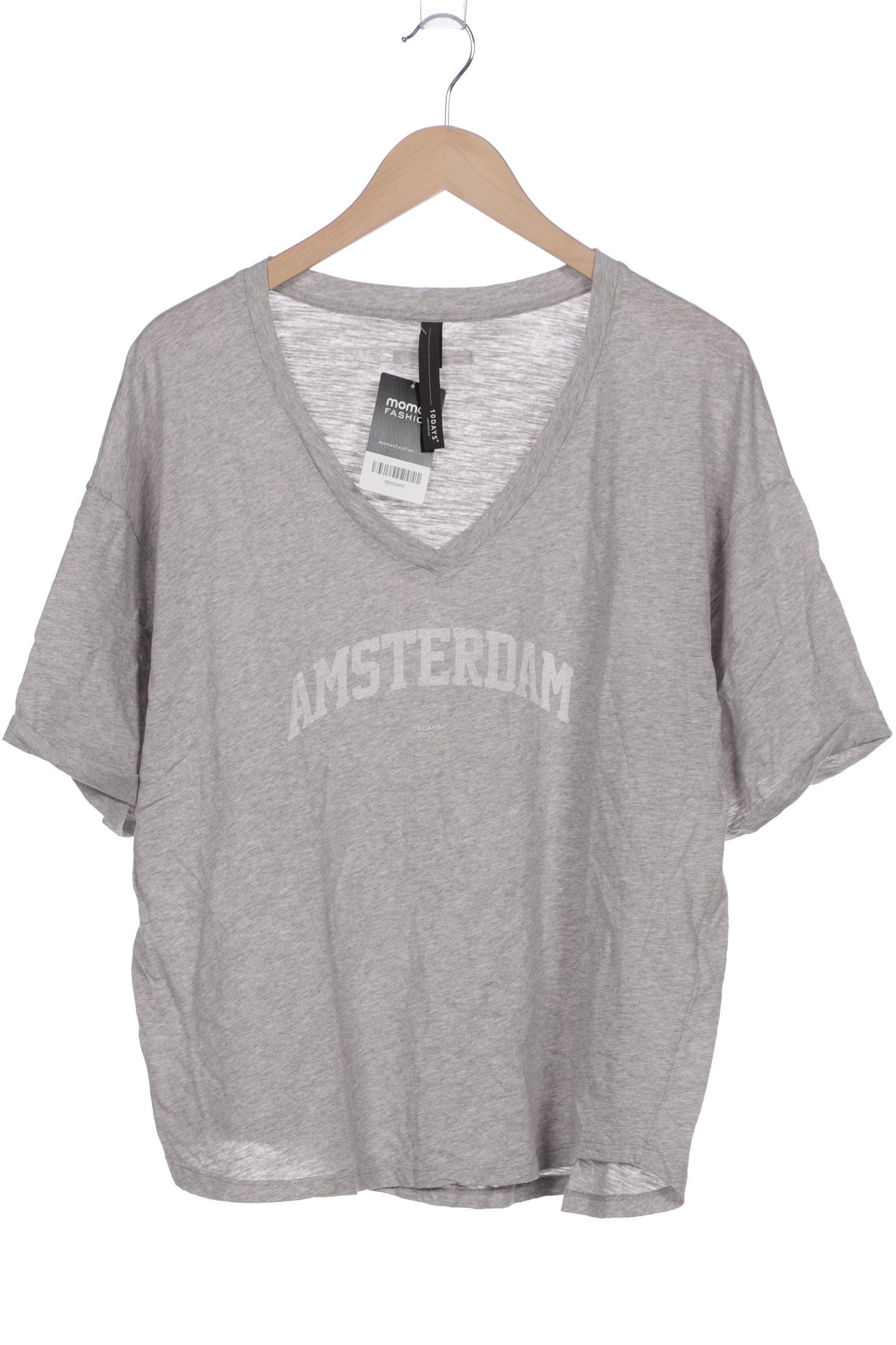 

10Days Damen T-Shirt, grau, Gr. 38