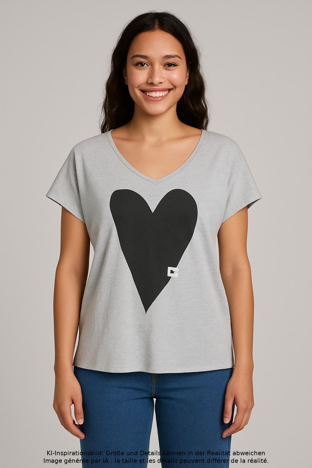 

10Days Damen T-Shirt, hellblau, Gr. 38