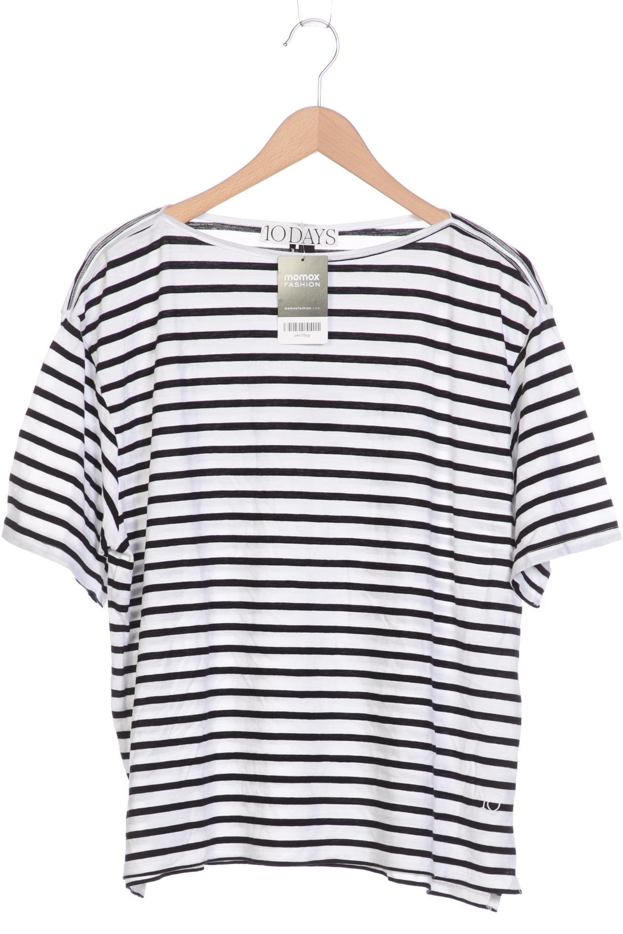 

10DAYS Damen T-Shirt, weiß