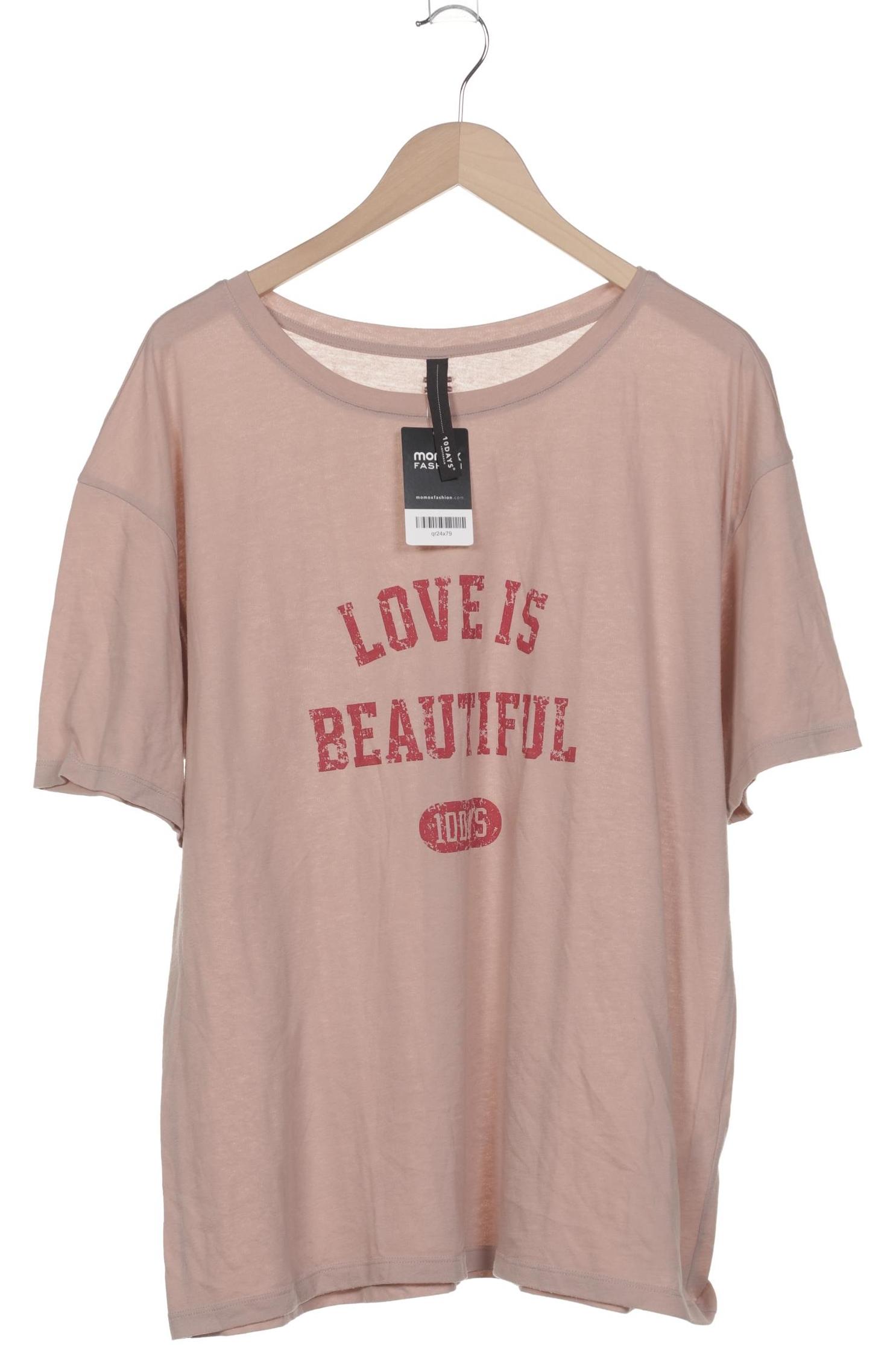 

10Days Damen T-Shirt, beige, Gr. 38