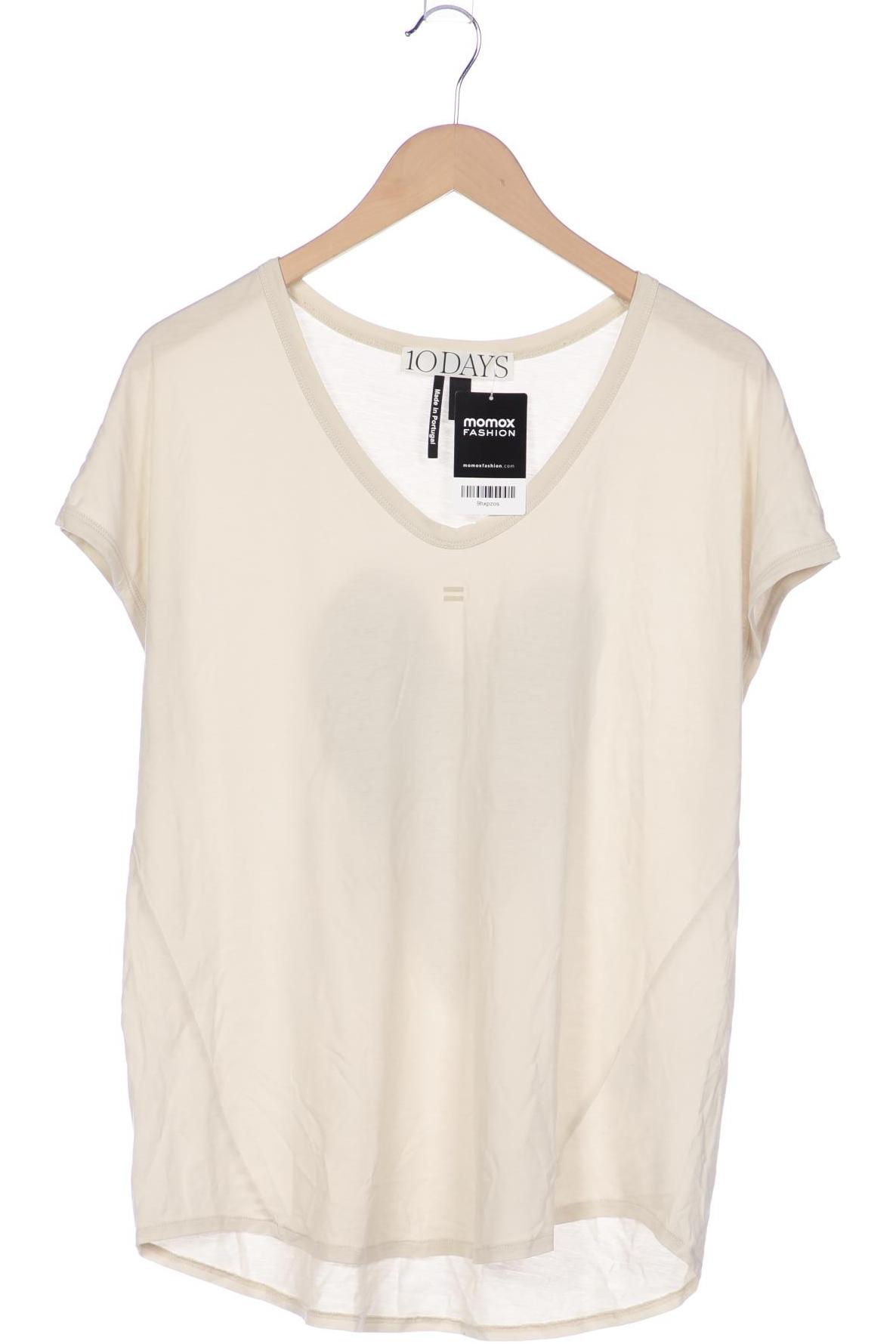 

10Days Damen T-Shirt, beige, Gr. 38