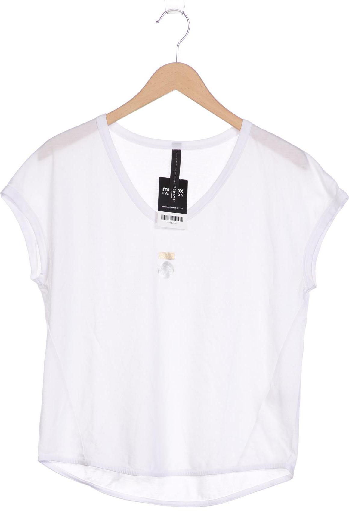 

10DAYS Damen T-Shirt, weiß