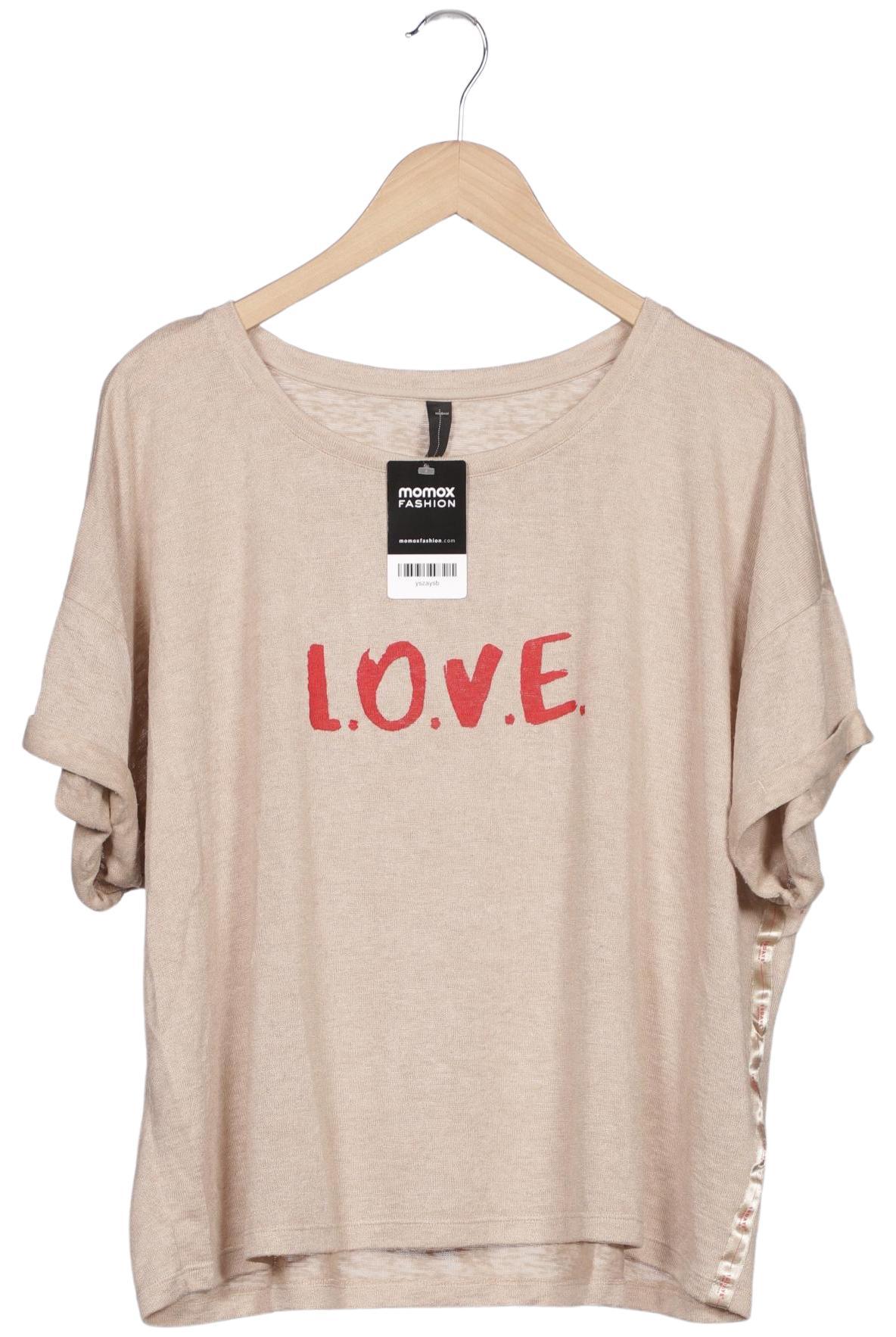 

10Days Damen T-Shirt, beige, Gr. 38