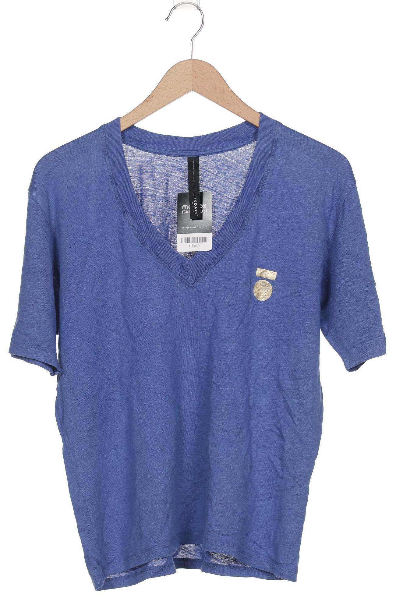 

10Days Damen T-Shirt, blau, Gr. 44
