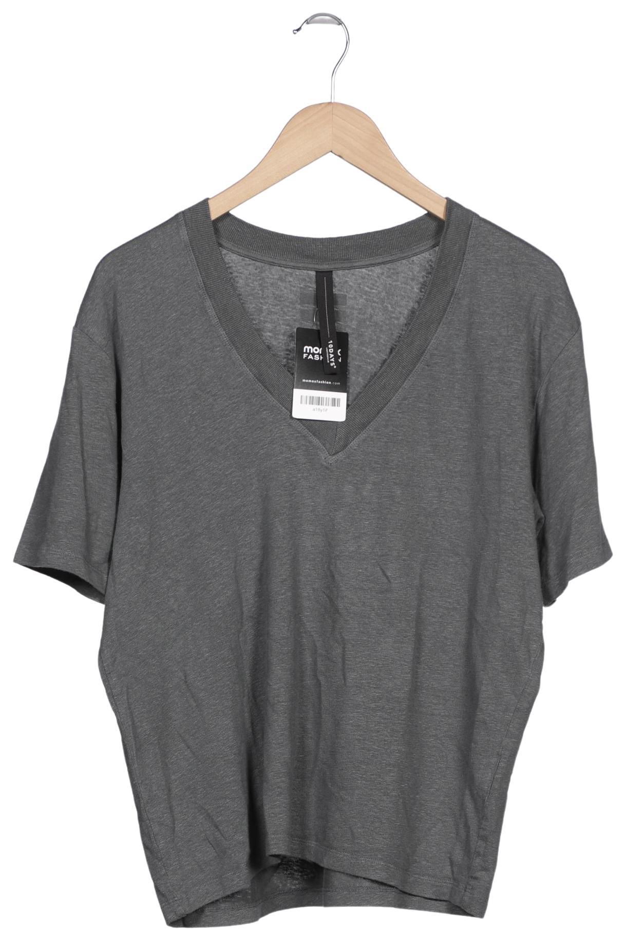 

10Days Damen T-Shirt, grau, Gr. 46