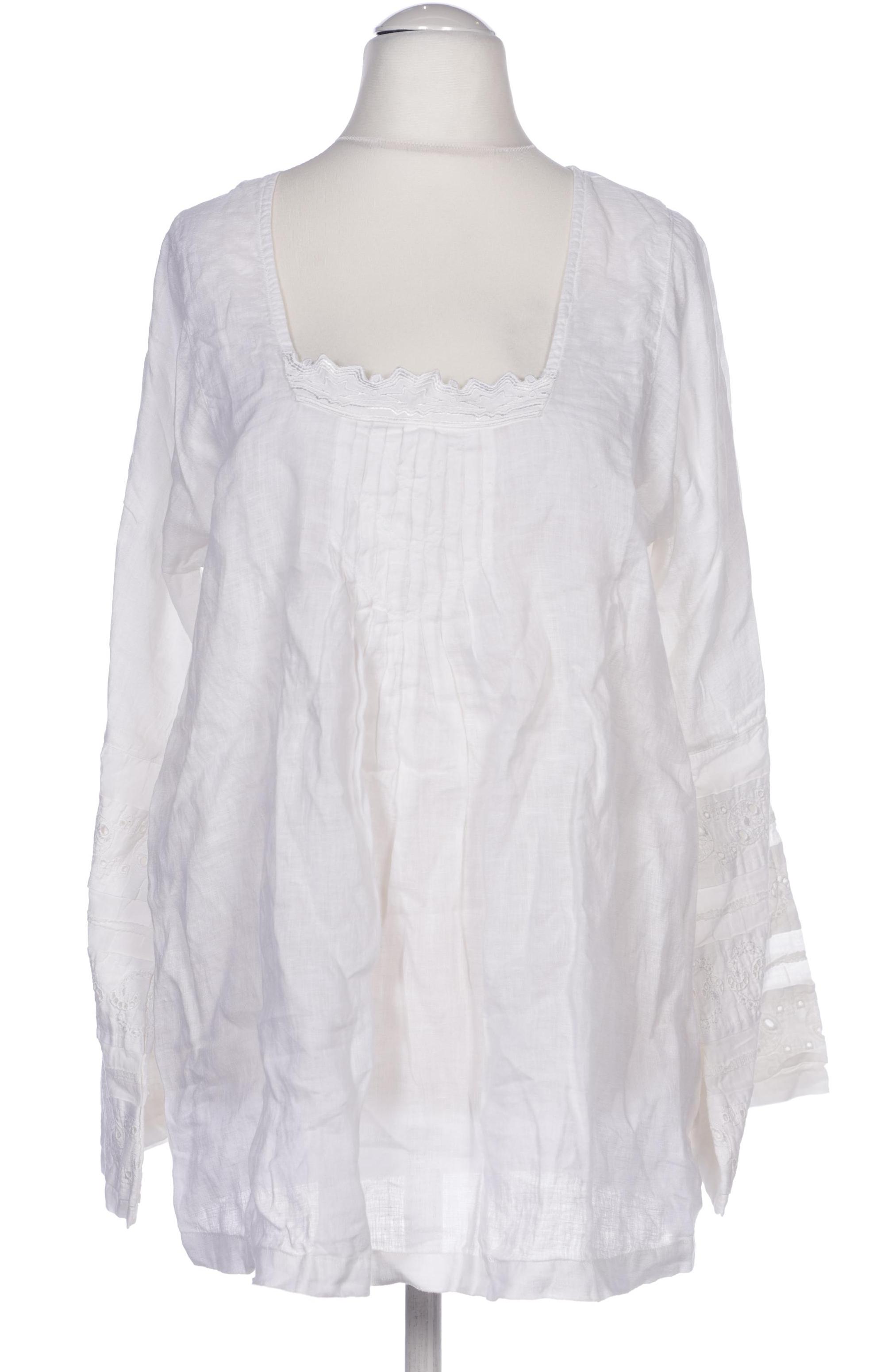 

120%lino Damen Bluse, cremeweiß, Gr. 42