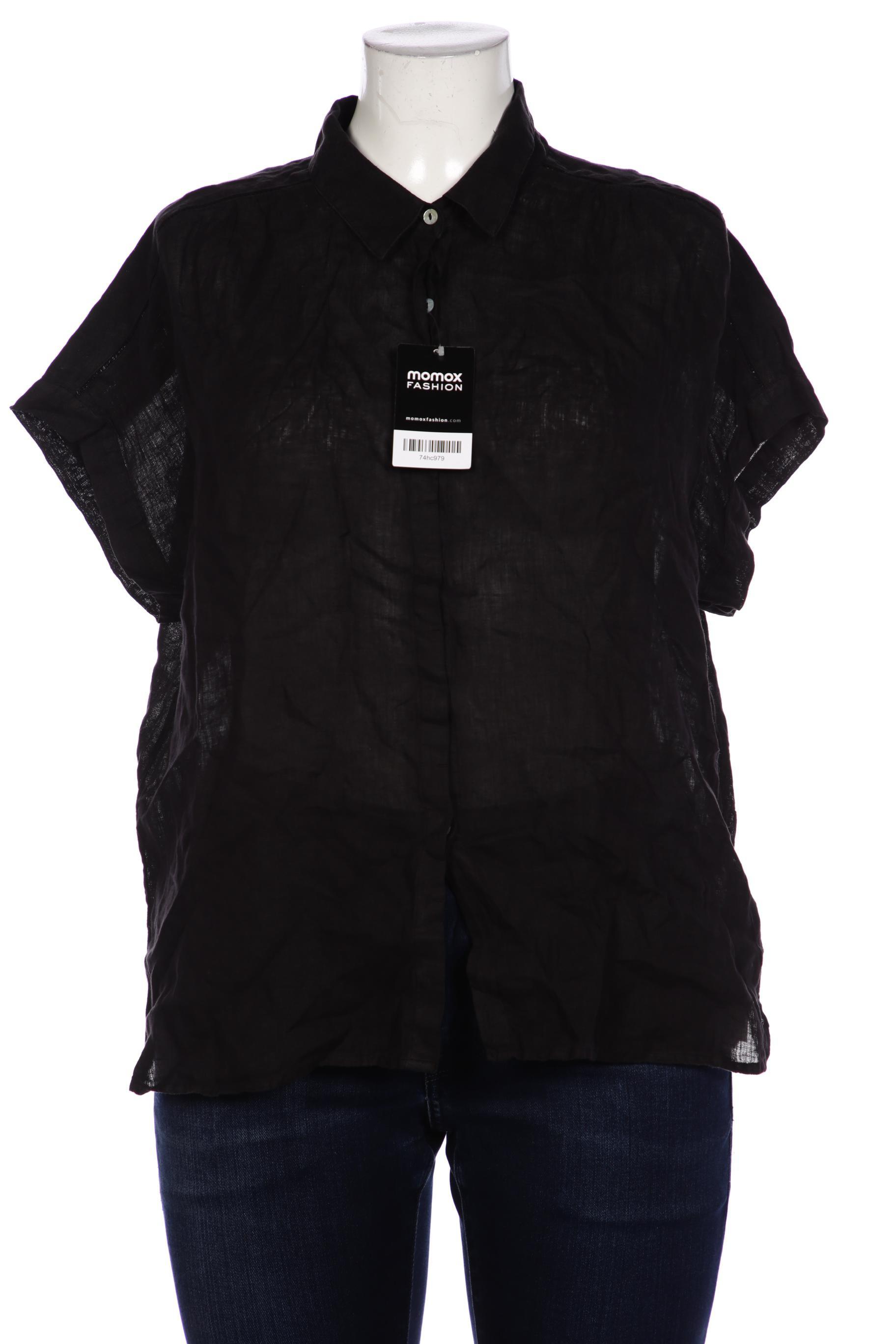 

120%lino Damen Bluse, schwarz, Gr. 48