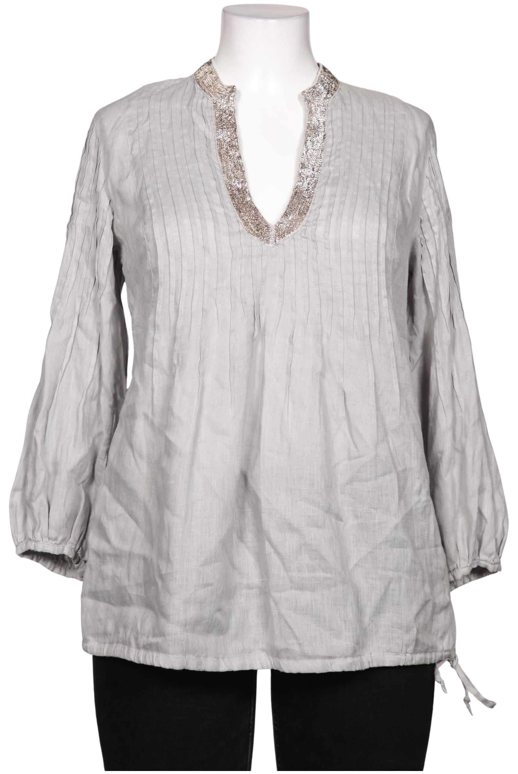

120%lino Damen Bluse, grau, Gr. 44