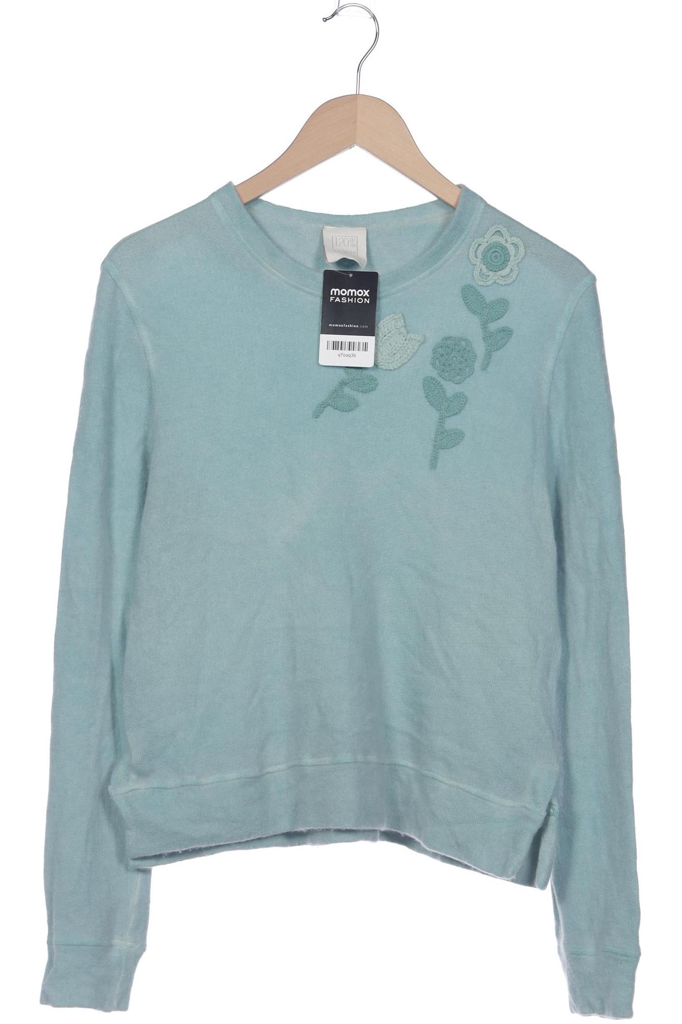 

120%lino Damen Pullover, türkis, Gr. 36