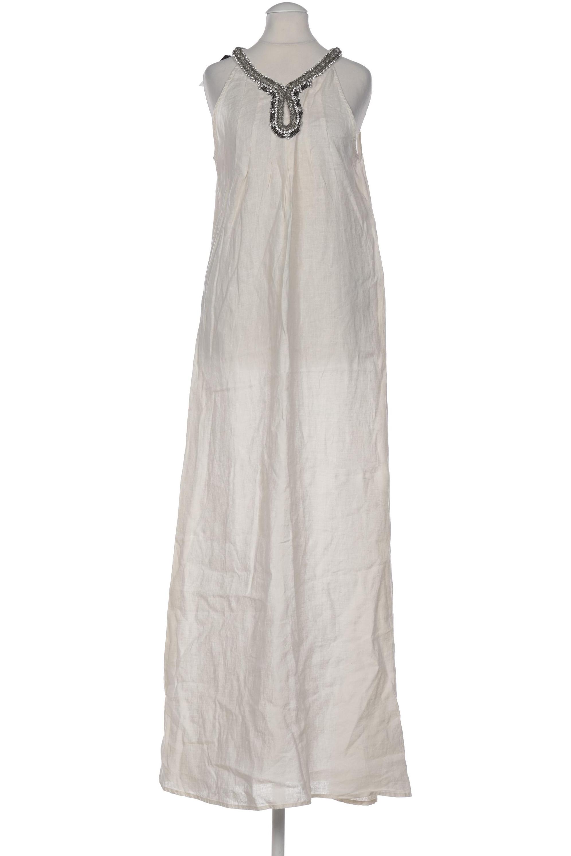 

120%lino Damen Kleid, cremeweiß