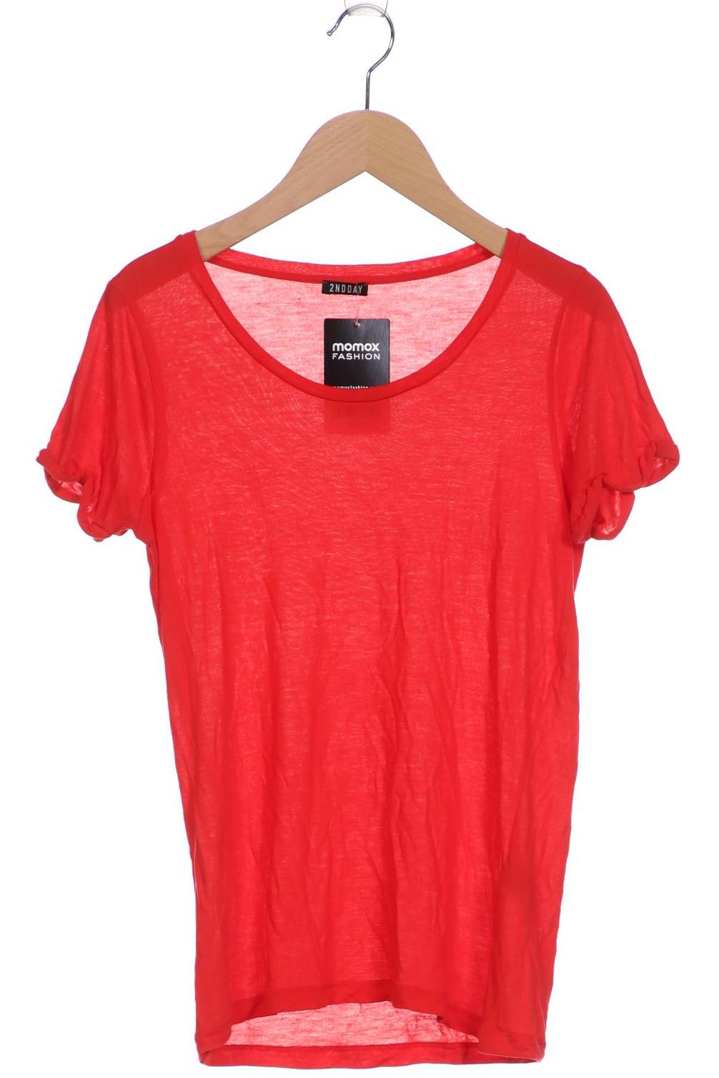 

2ndDay by Birger et Mikkelsen Damen T-Shirt, rot, Gr. 36