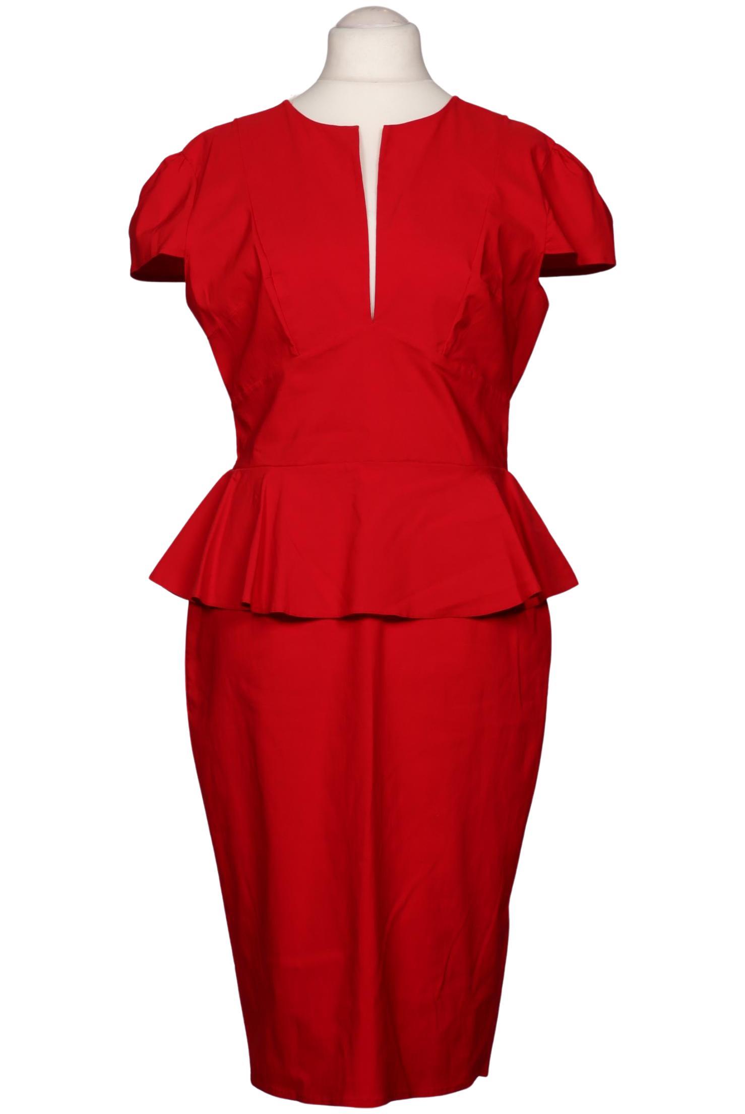 

4funkyflavours Damen Kleid, rot, Gr. 46