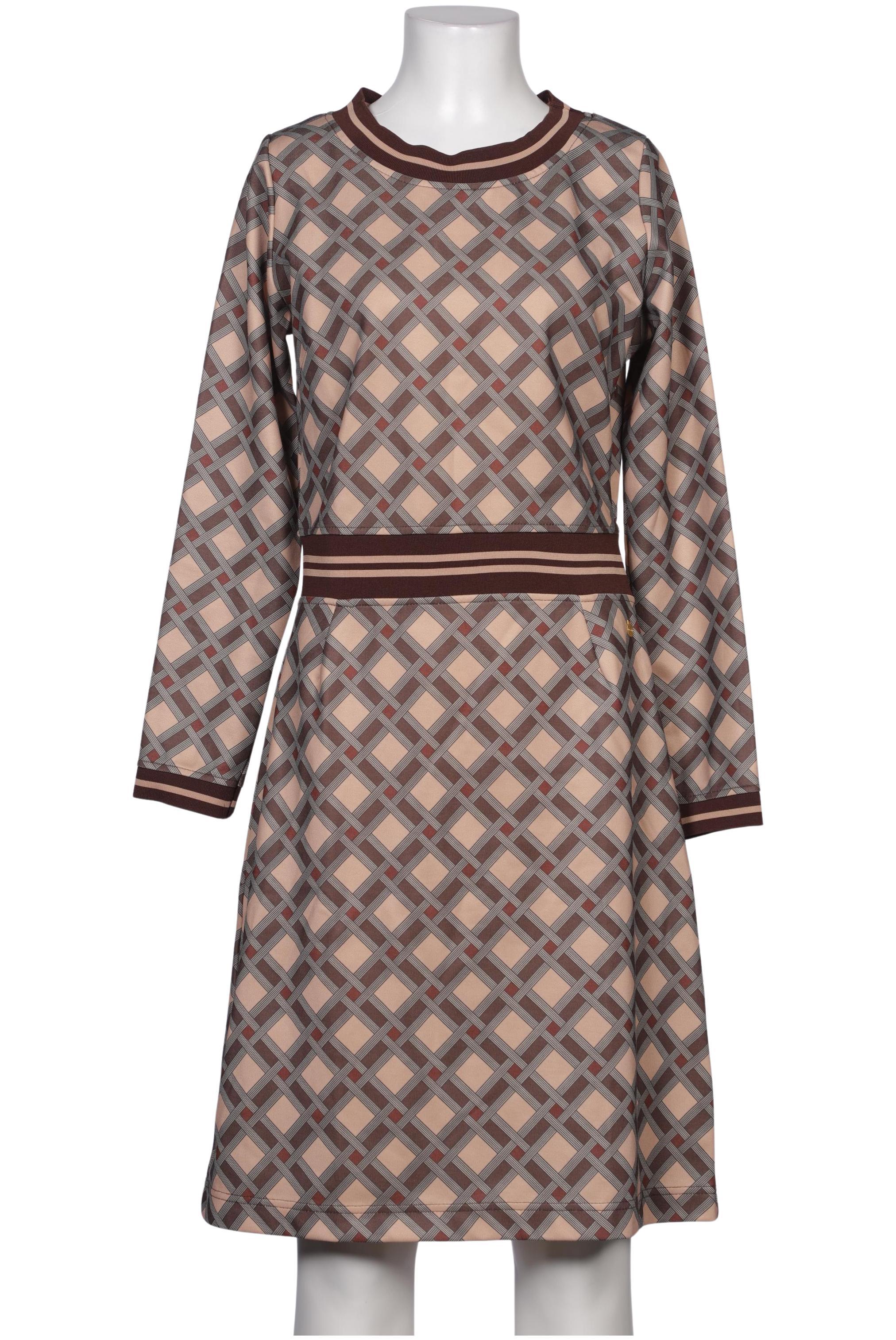 

4funkyflavours Damen Kleid, braun, Gr. 38