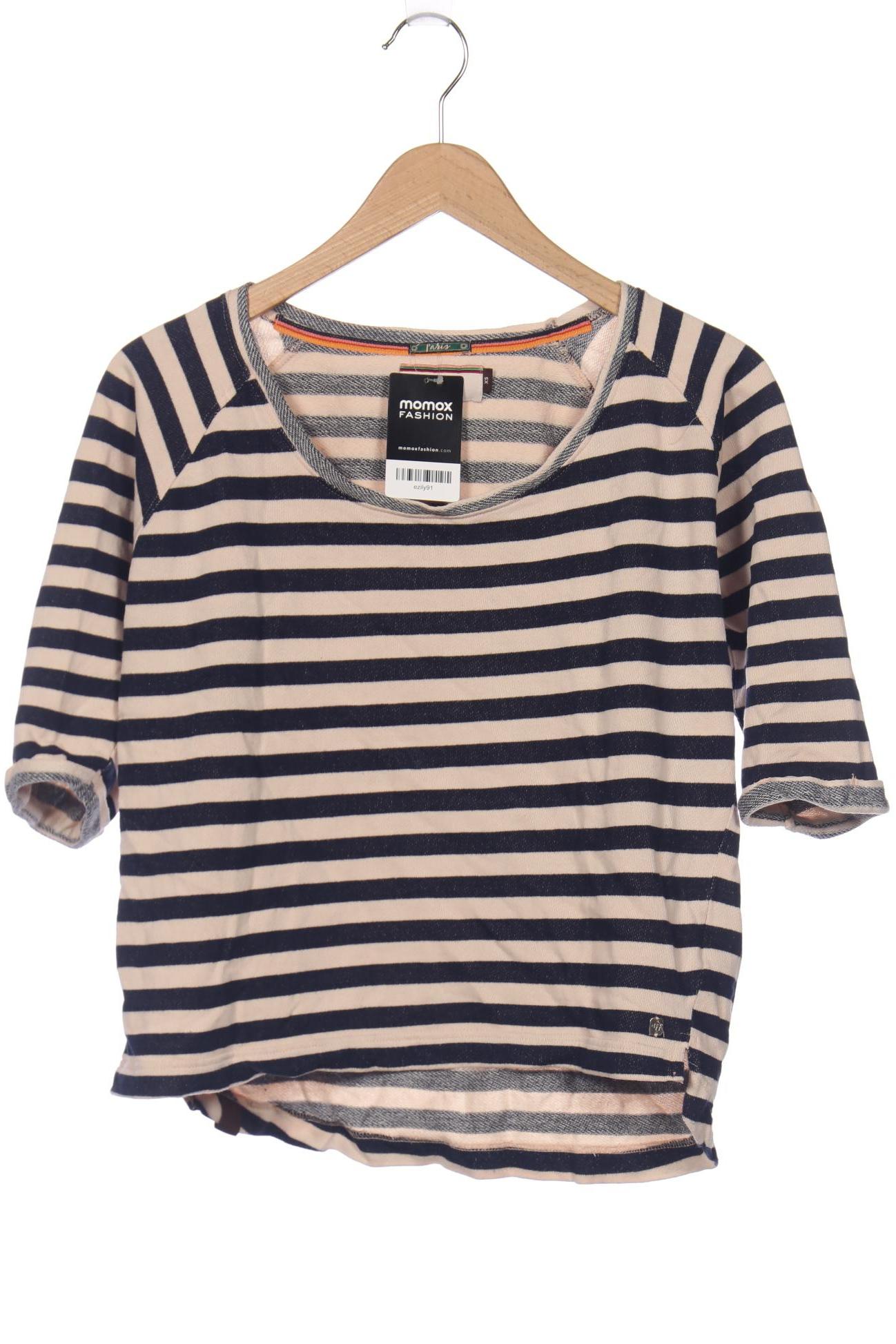 

4funkyflavours Damen Langarmshirt, marineblau, Gr. 34