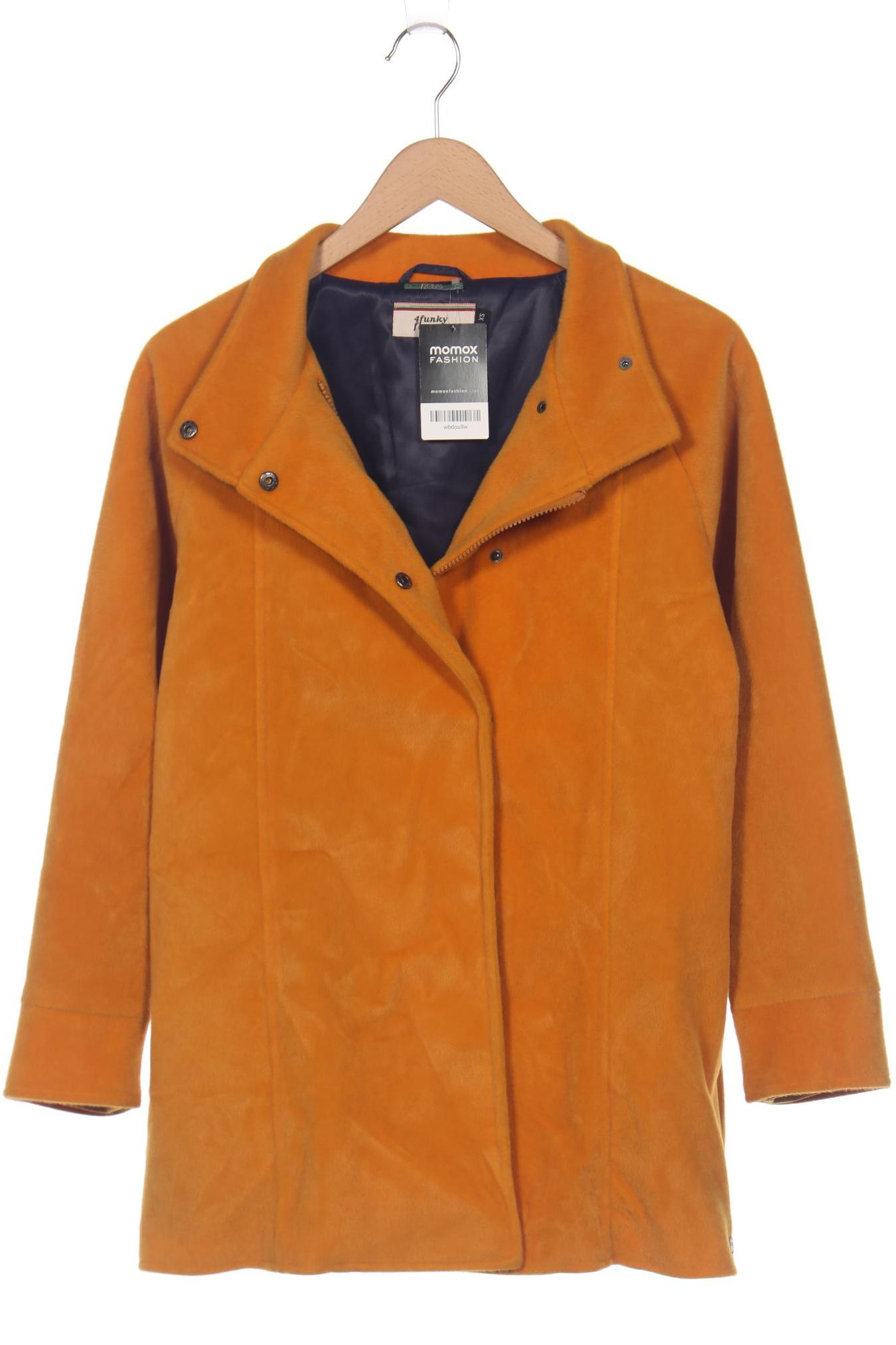 

4funkyflavours Damen Mantel, orange, Gr. 34
