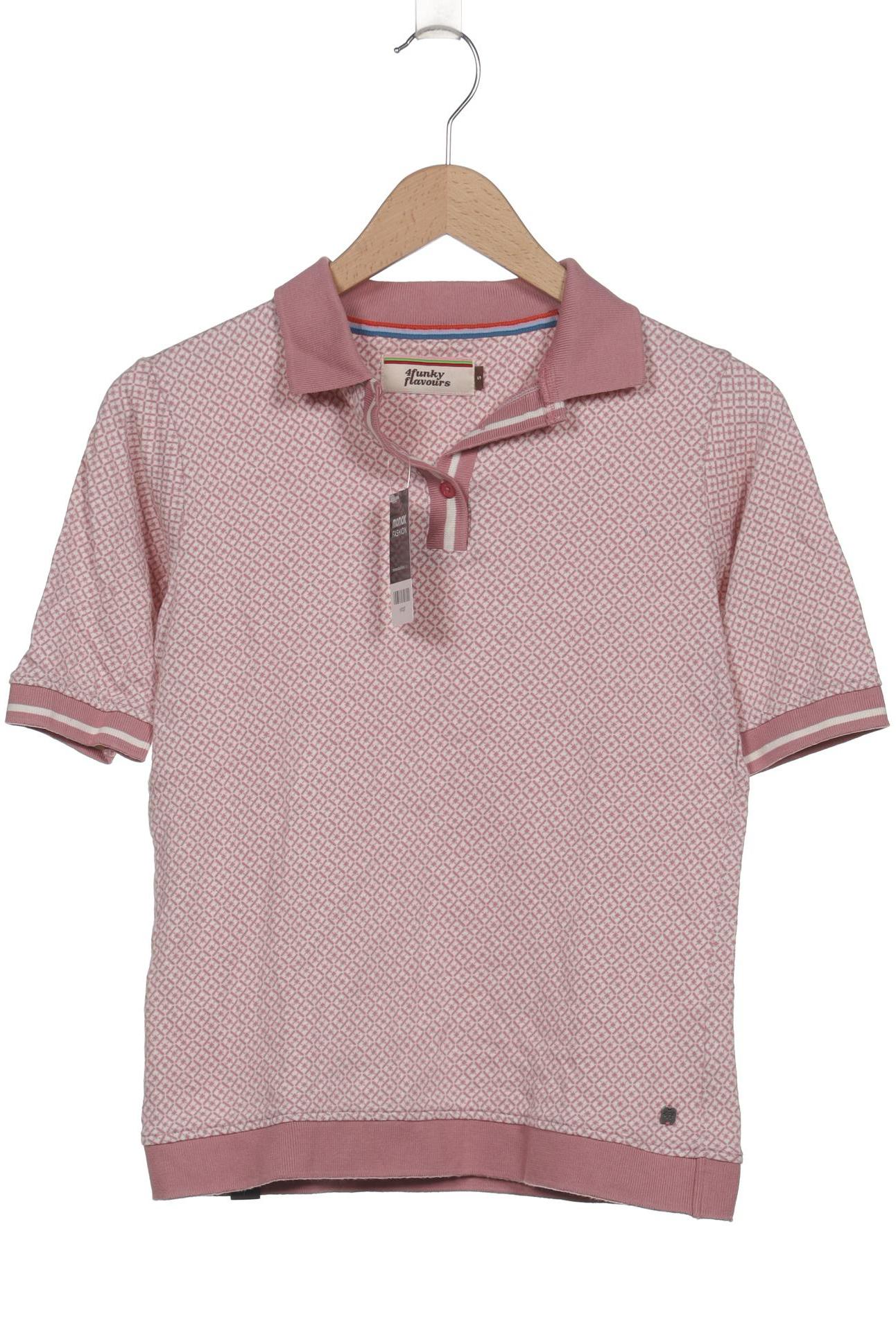 

4funkyflavours Damen Poloshirt, pink, Gr. 36