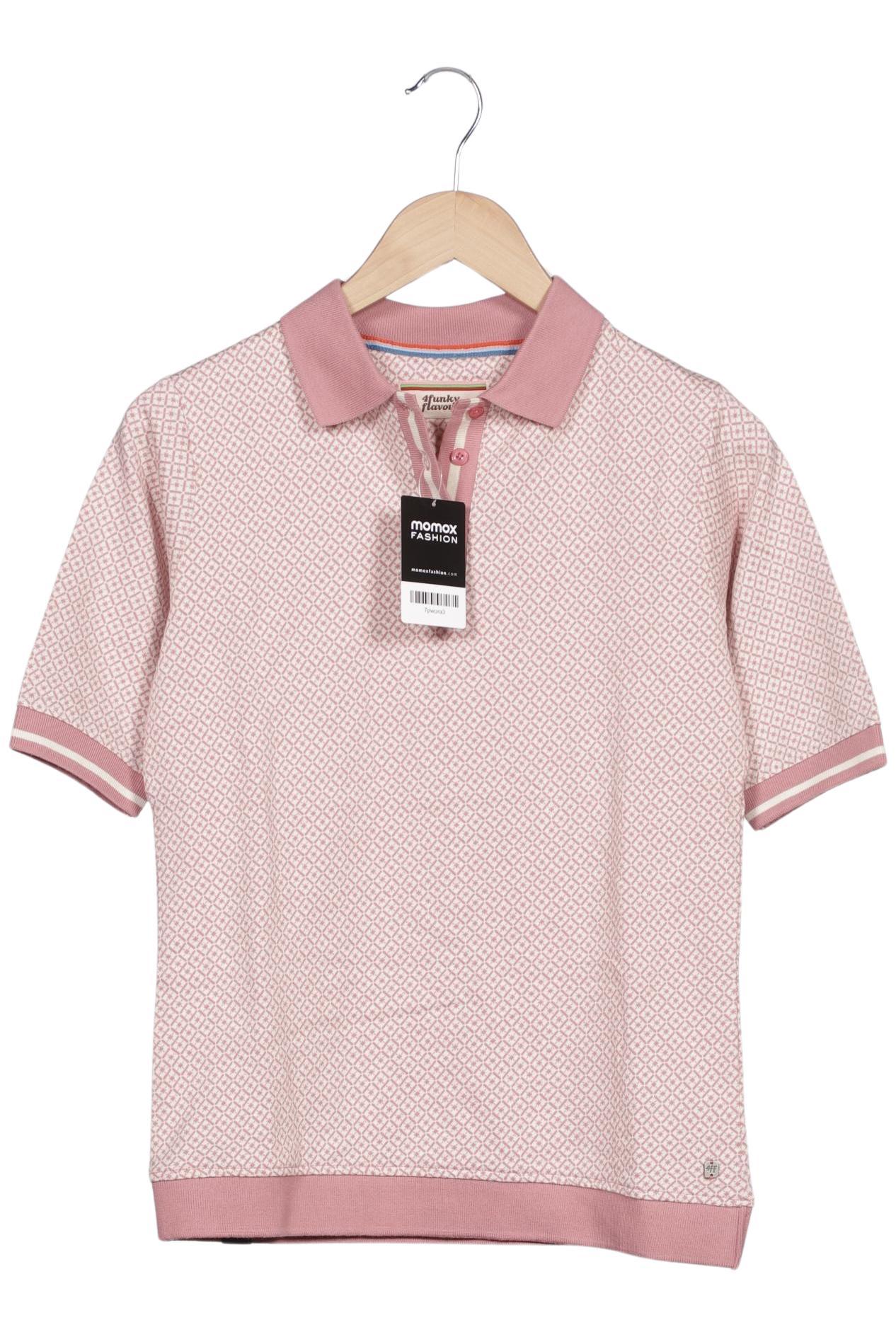 

4funkyflavours Damen Poloshirt, pink, Gr. 36