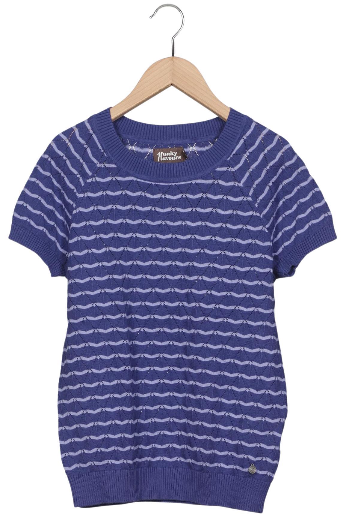 

4funkyflavours Damen Pullover, blau, Gr. 36