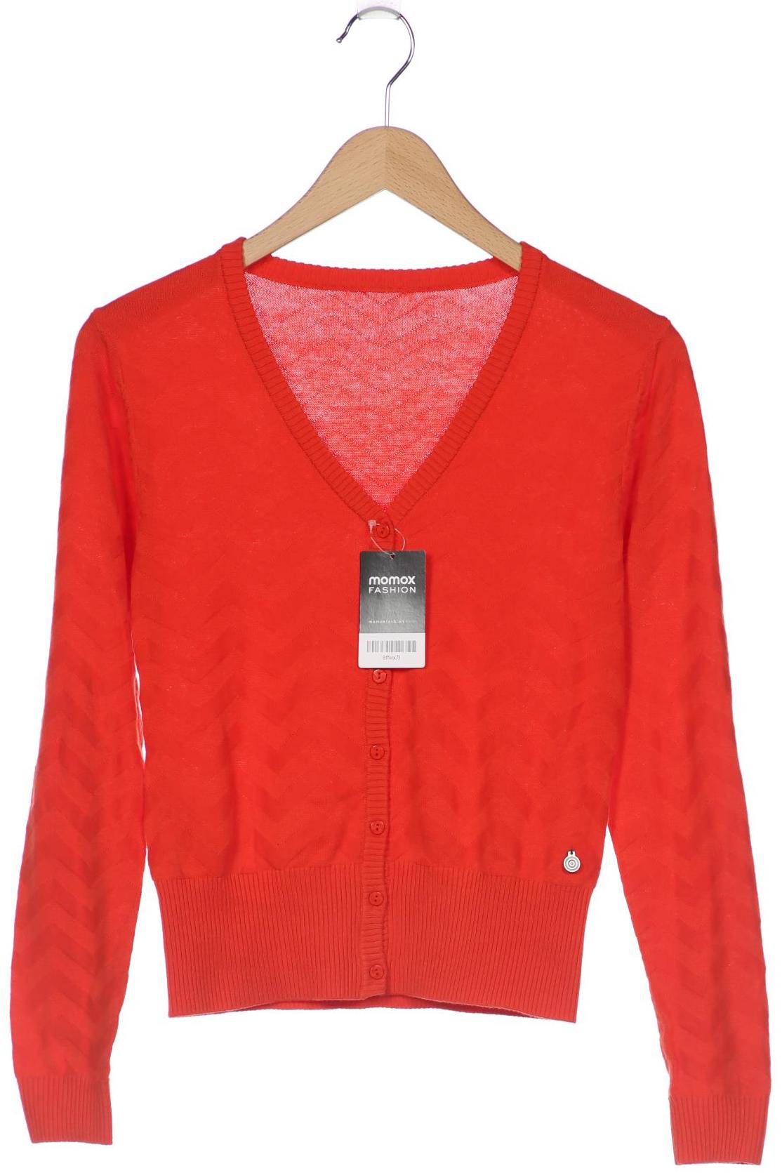 

4funkyflavours Damen Strickjacke, orange, Gr. 36