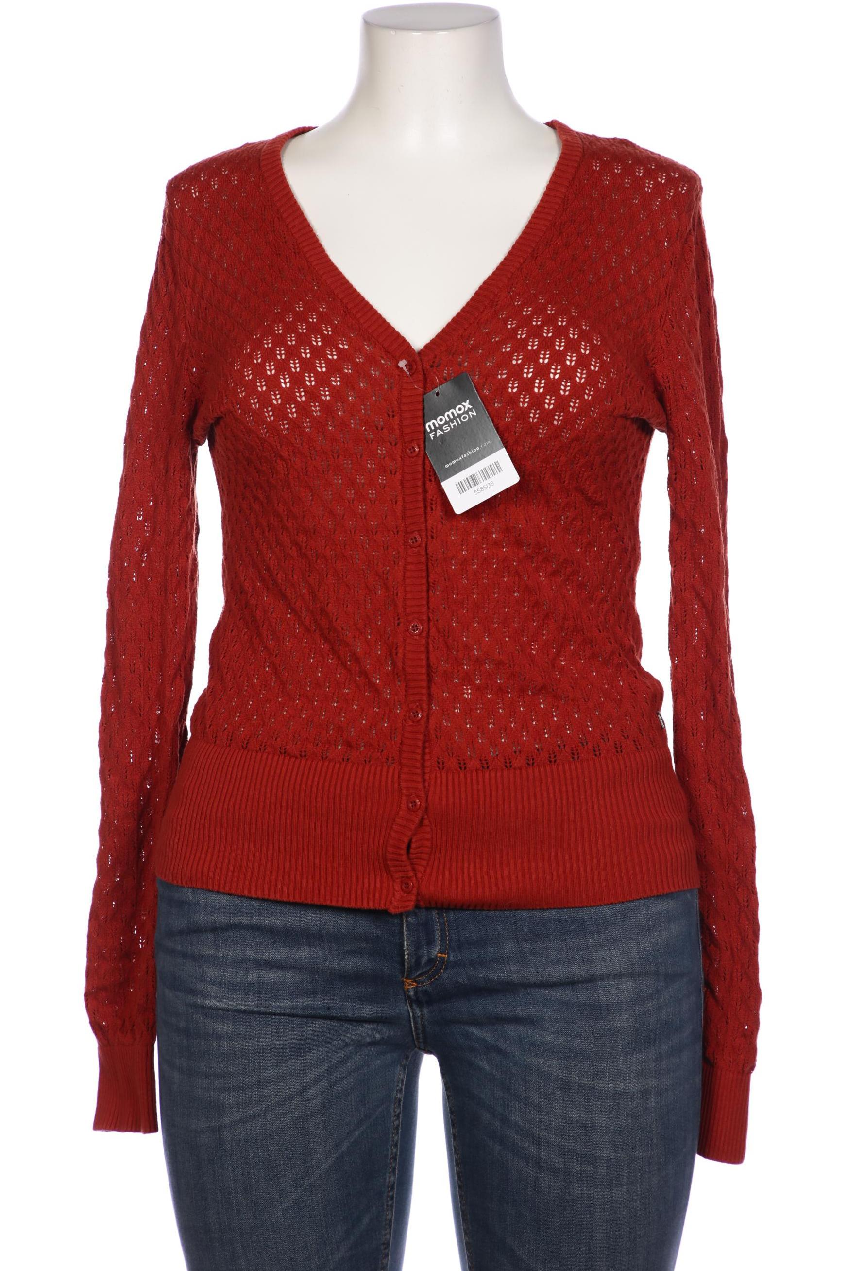 

4funkyflavours Damen Strickjacke, rot, Gr. 42