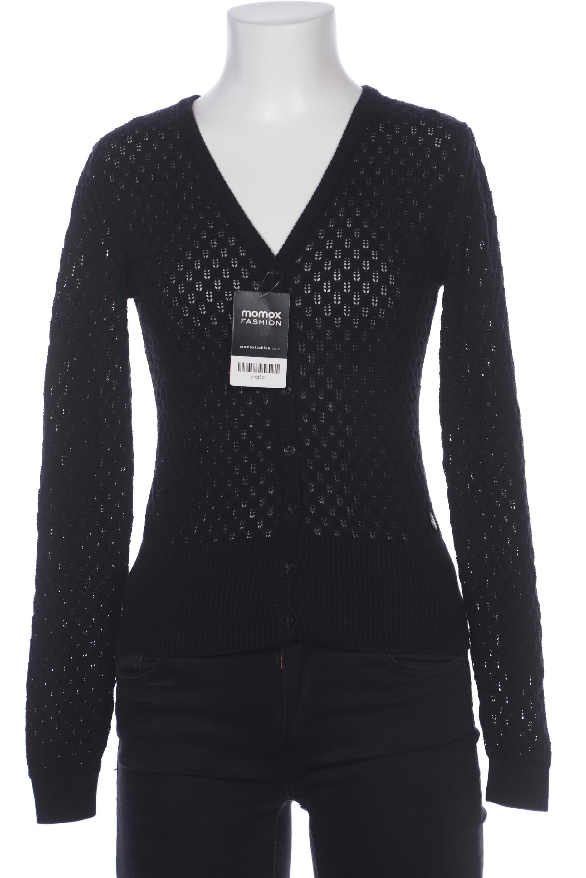 

4funkyflavours Damen Strickjacke, schwarz, Gr. 34